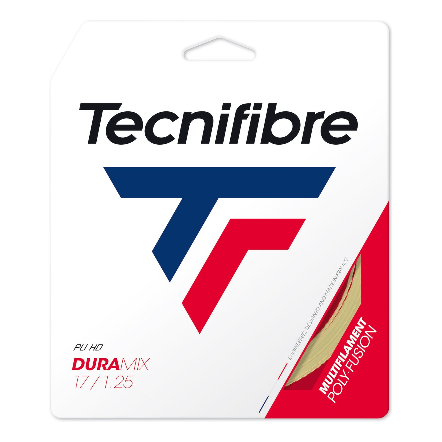 Tecnifibre Duramix HD 12m Cordage En Garniture-Écru Tecnifibre Duramix HD 12m Cordage En Garniture-Écru