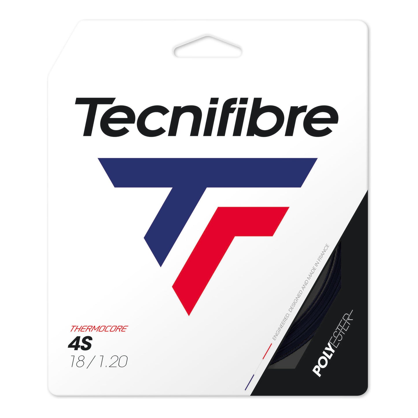 Tecnifibre Black Code 4S 12m Set Di Corde-Nero Tecnifibre Black Code 4S 12m Set Di Corde-Nero