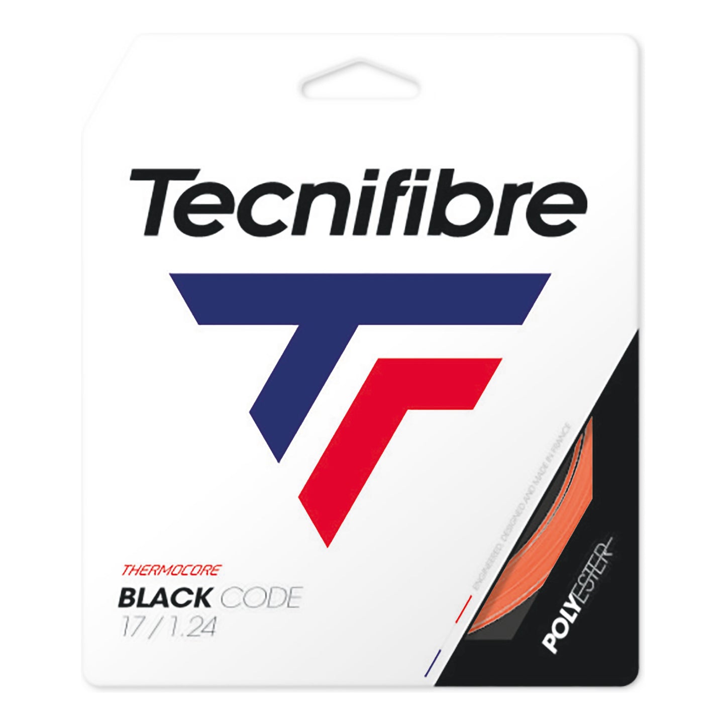 Tecnifibre Black Code 12m Cordage En Garniture-Orange,Rouge Tecnifibre Black Code 12m Cordage En Garniture-Orange,Rouge