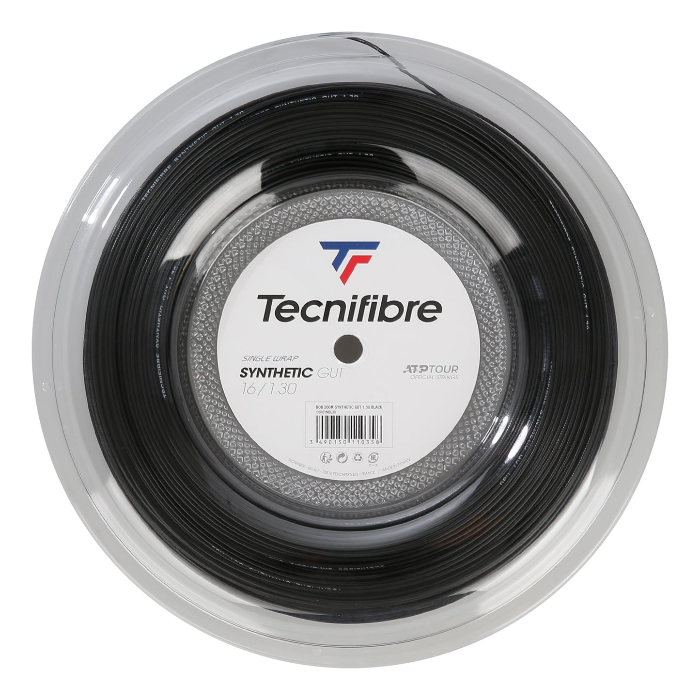 Tecnifibre Synthetic Gut 200m Bobine Cordage-Noir Tecnifibre Synthetic Gut 200m Bobine Cordage-Noir