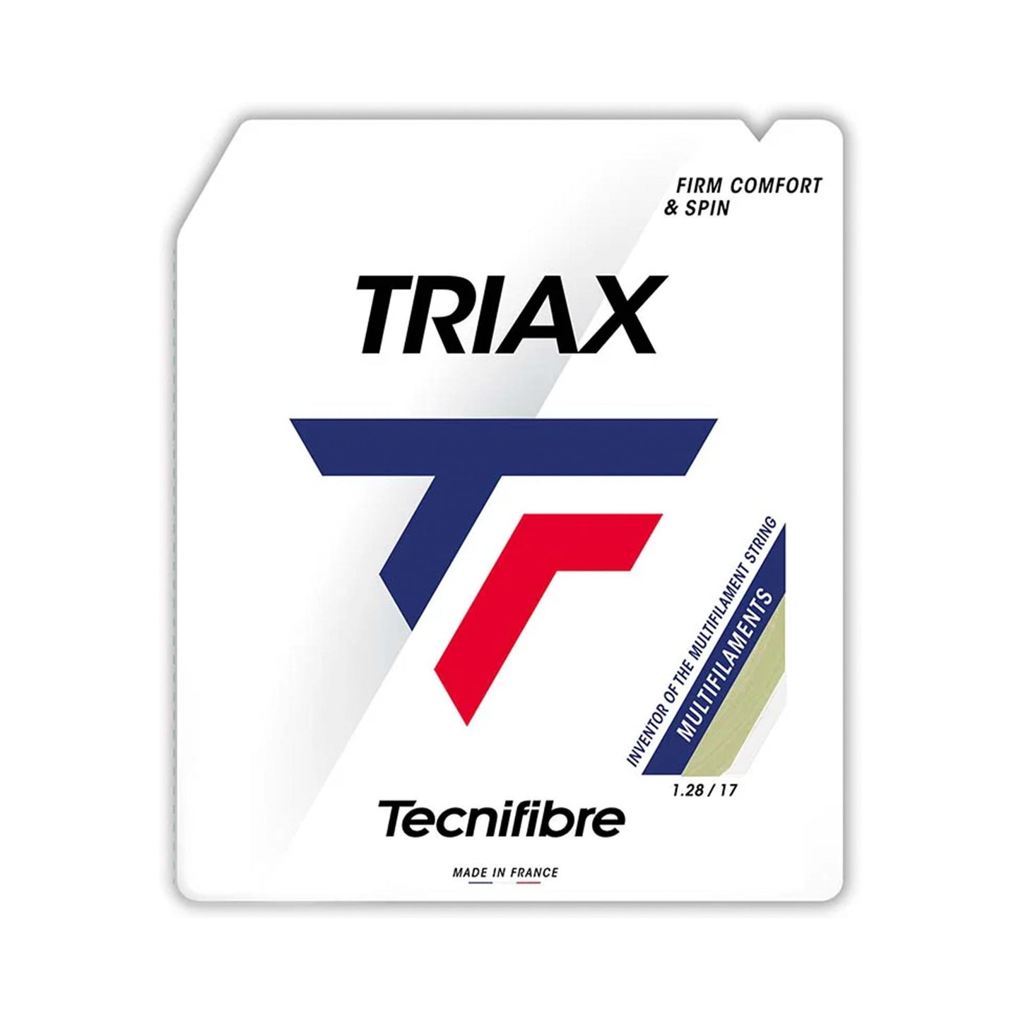 Tecnifibre Triax Cordage En Garniture 12m-Écru Tecnifibre Triax Cordage En Garniture 12m-Écru