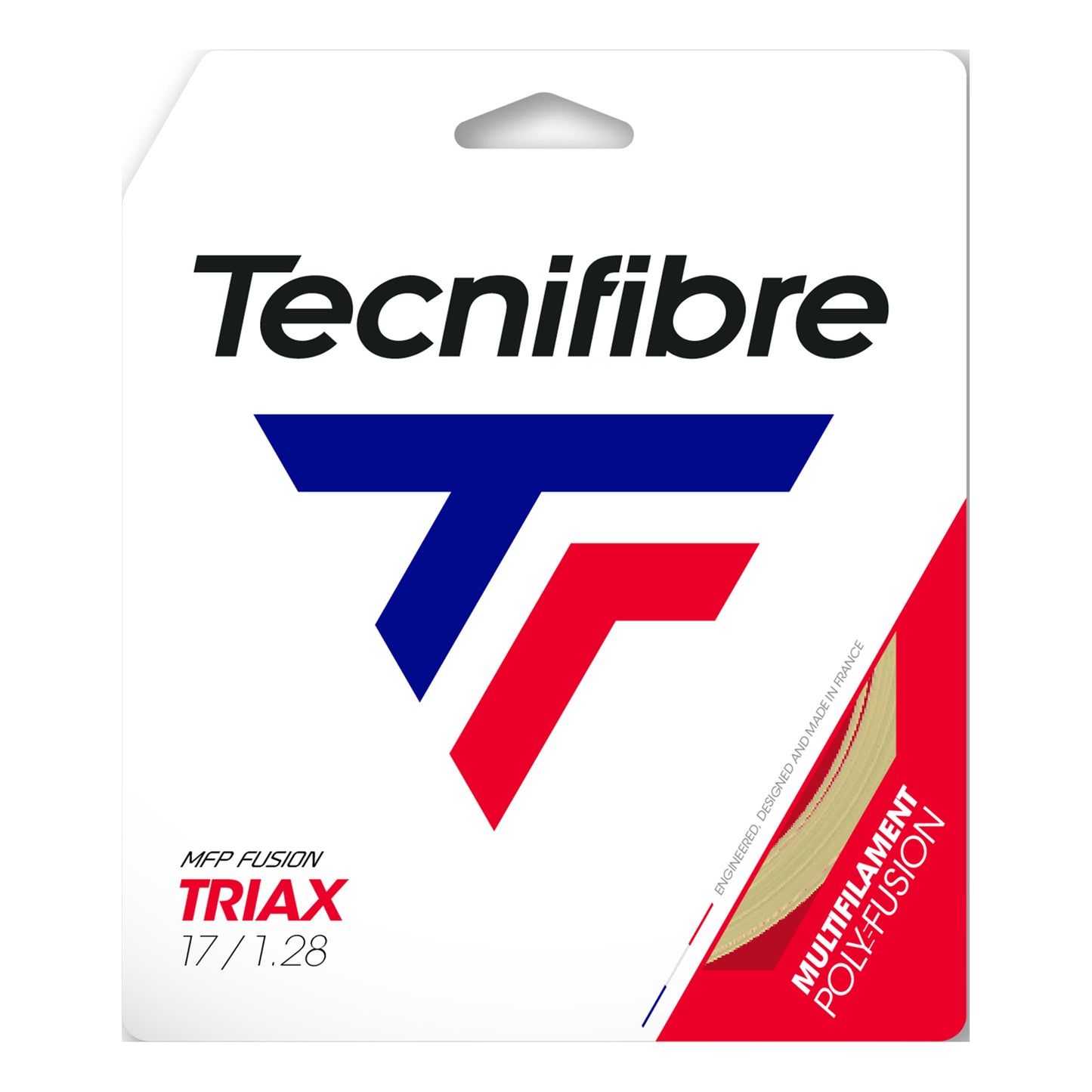 Tecnifibre Triax Cordage En Garniture 12m-Écru Tecnifibre Triax Cordage En Garniture 12m-Écru