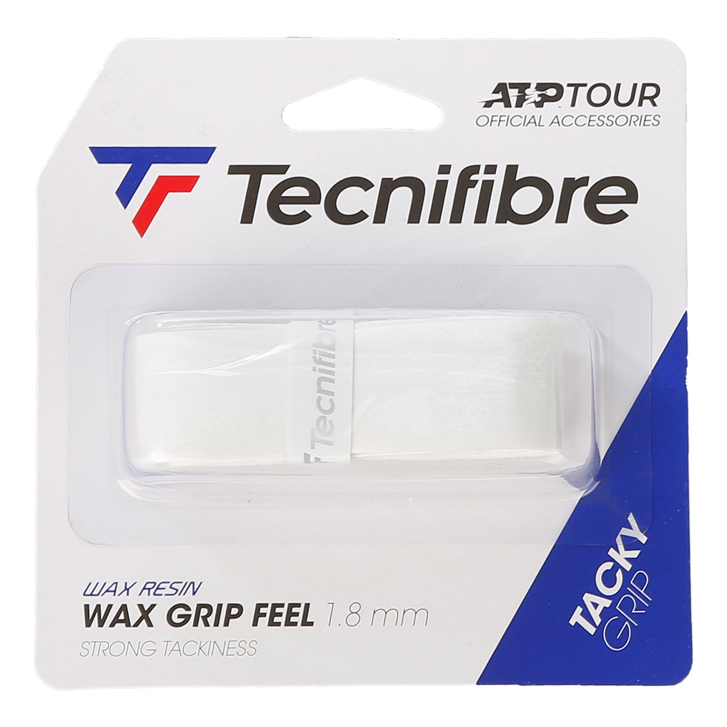 Tecnifibre Wax Feel Grip 1er Pack-Weiß Tecnifibre Wax Feel Grip 1er Pack-Weiß