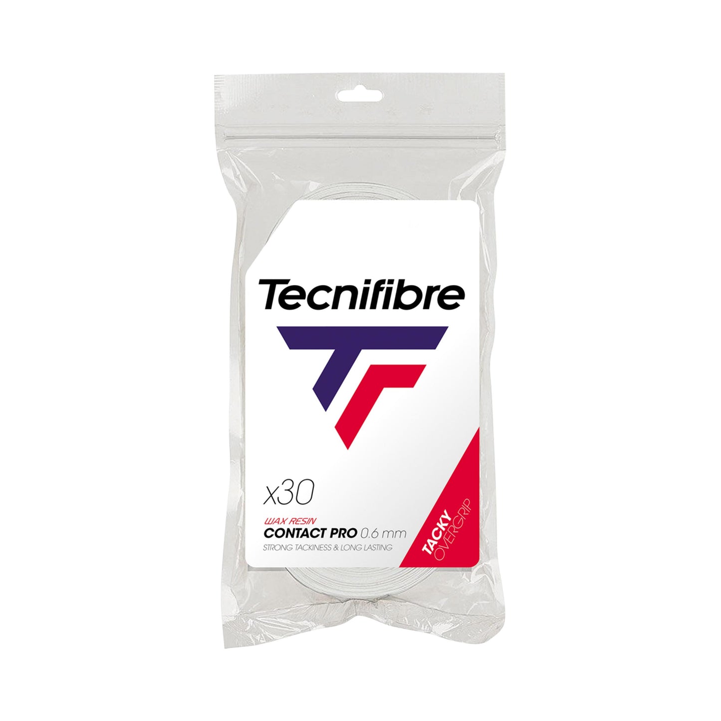 Tecnifibre Player Pro Feel 30er Pack - weiß Tecnifibre Player Pro Feel 30er Pack - weiß