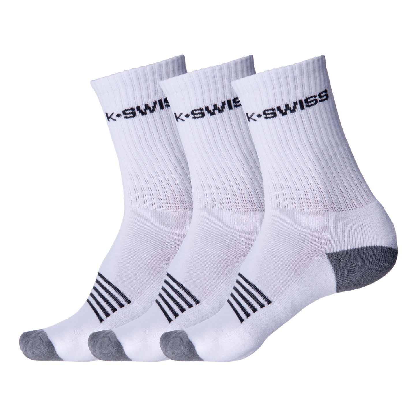 K-Swiss Tennissocken 3er Pack Herren-Weiß,Schwarz K-Swiss Tennissocken 3er Pack Herren-Weiß,Schwarz