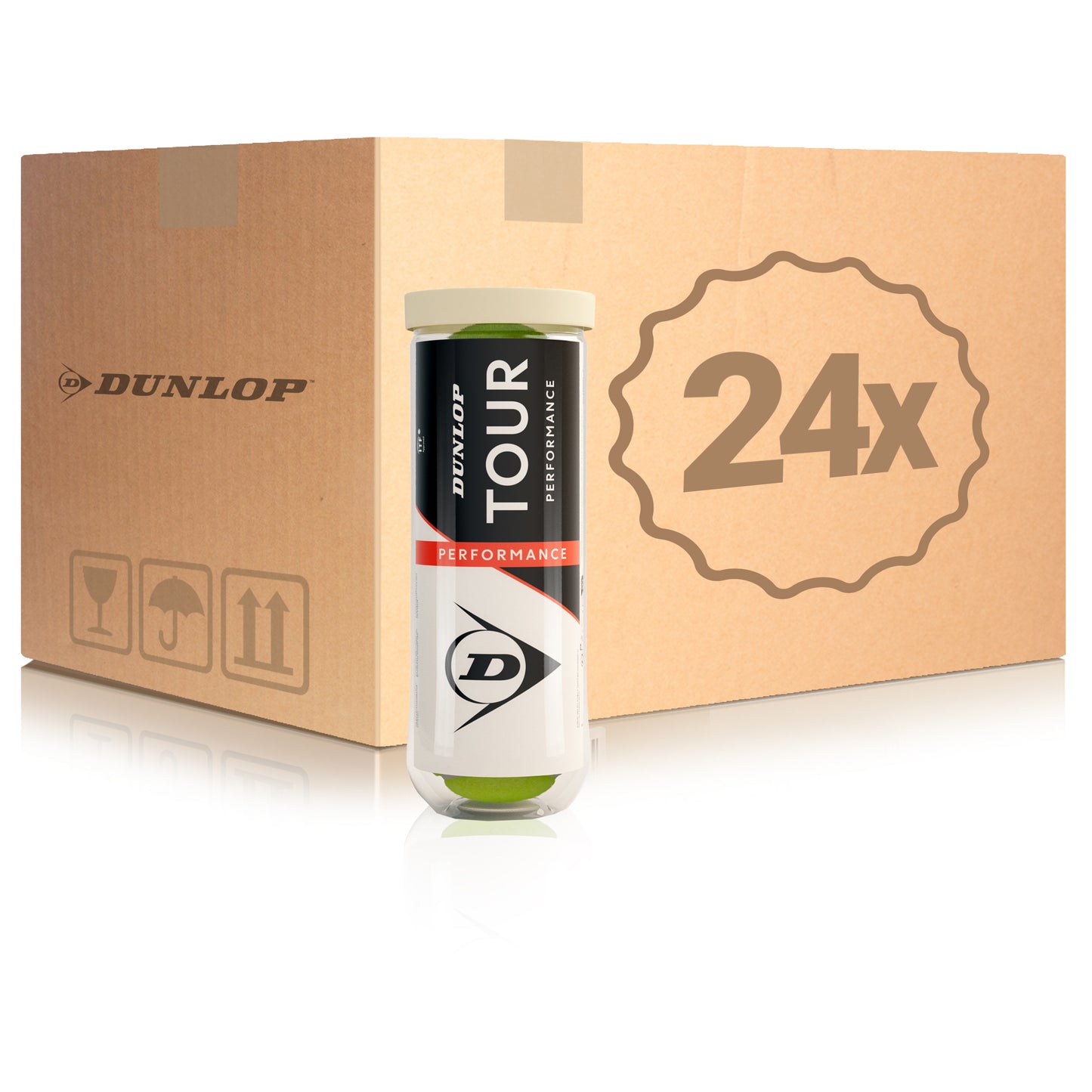 Dunlop 24 Tubes de 3 Tour Performance Dunlop 24 Tubes de 3 Tour Performance