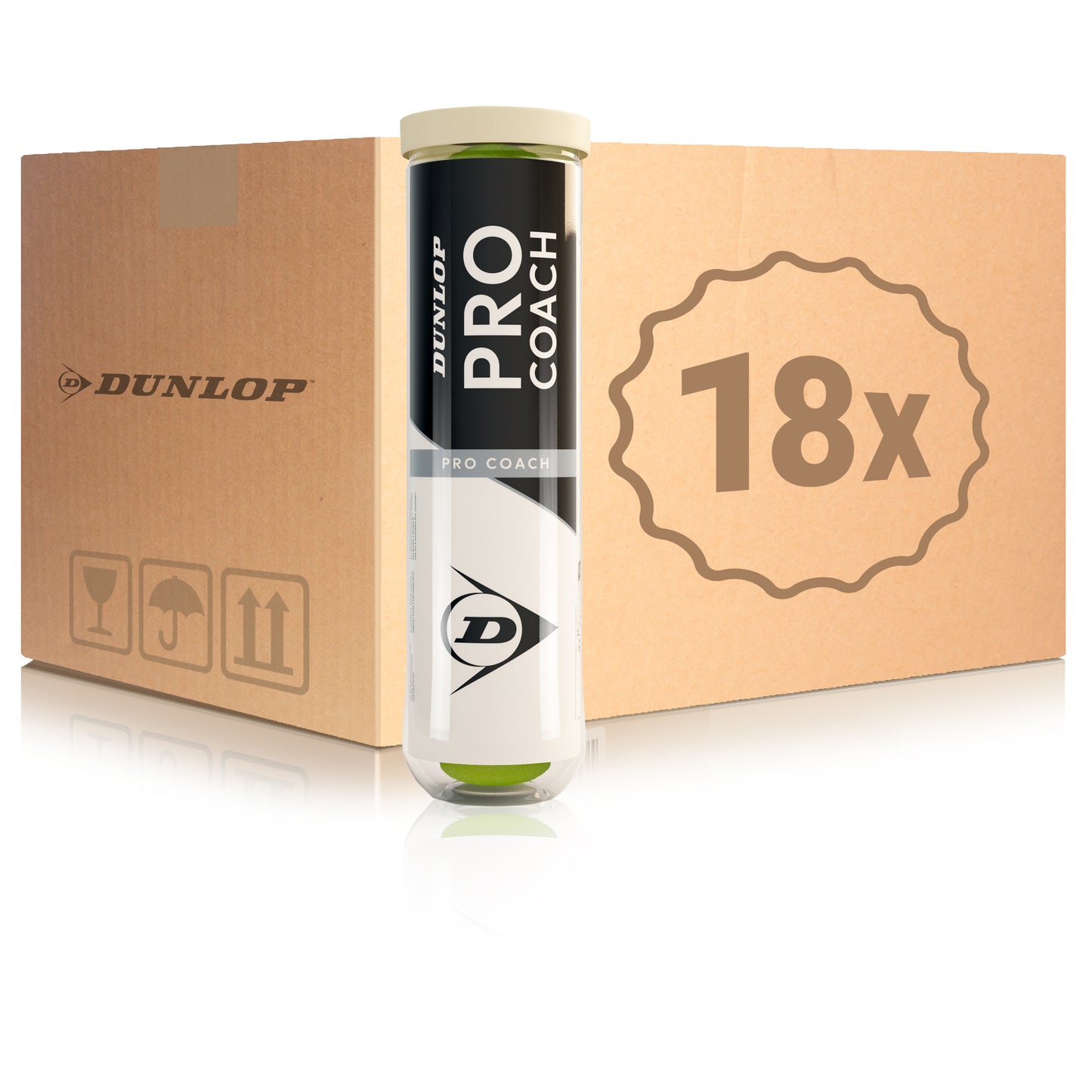 Dunlop 18x 4er Dose Pro Coach Dunlop 18x 4er Dose Pro Coach