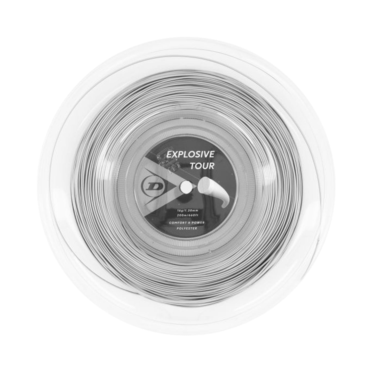 Dunlop Explosive Tour Saitenrolle 200m-Silber Dunlop Explosive Tour Saitenrolle 200m-Silber