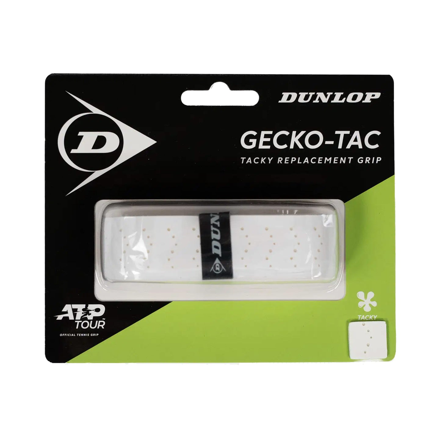 Dunlop Gecko-Tac Replacement Grip Pack 1 unité - blanc Dunlop Gecko-Tac Replacement Grip Pack 1 unité - blanc