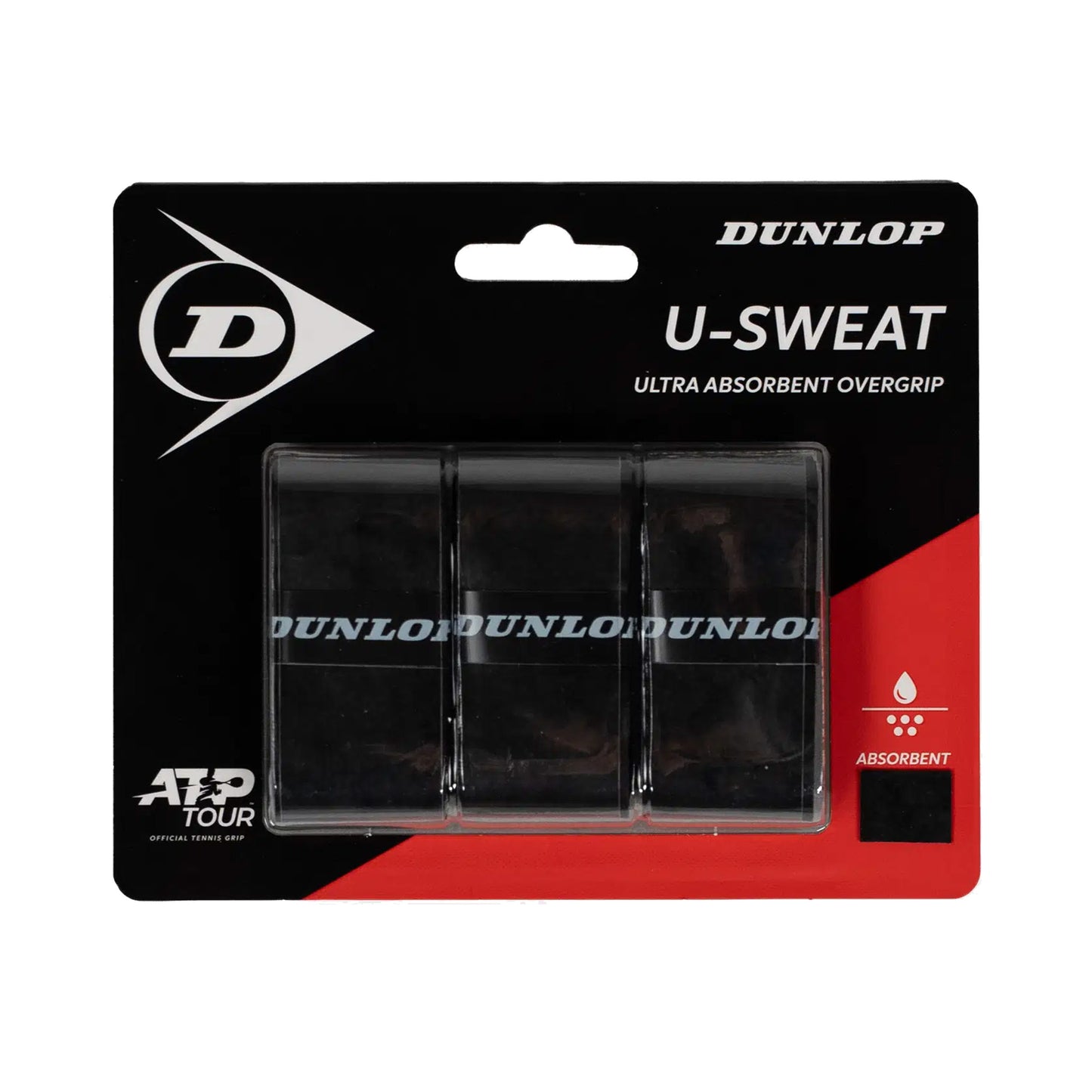 Dunlop U-Sweat 3er Pack - schwarz Dunlop U-Sweat 3er Pack - schwarz