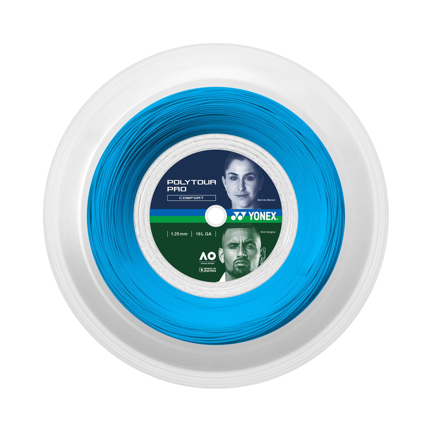 Yonex Pro Poly Tour Pro Saitenrolle 200m-Blau Yonex Pro Poly Tour Pro Saitenrolle 200m-Blau