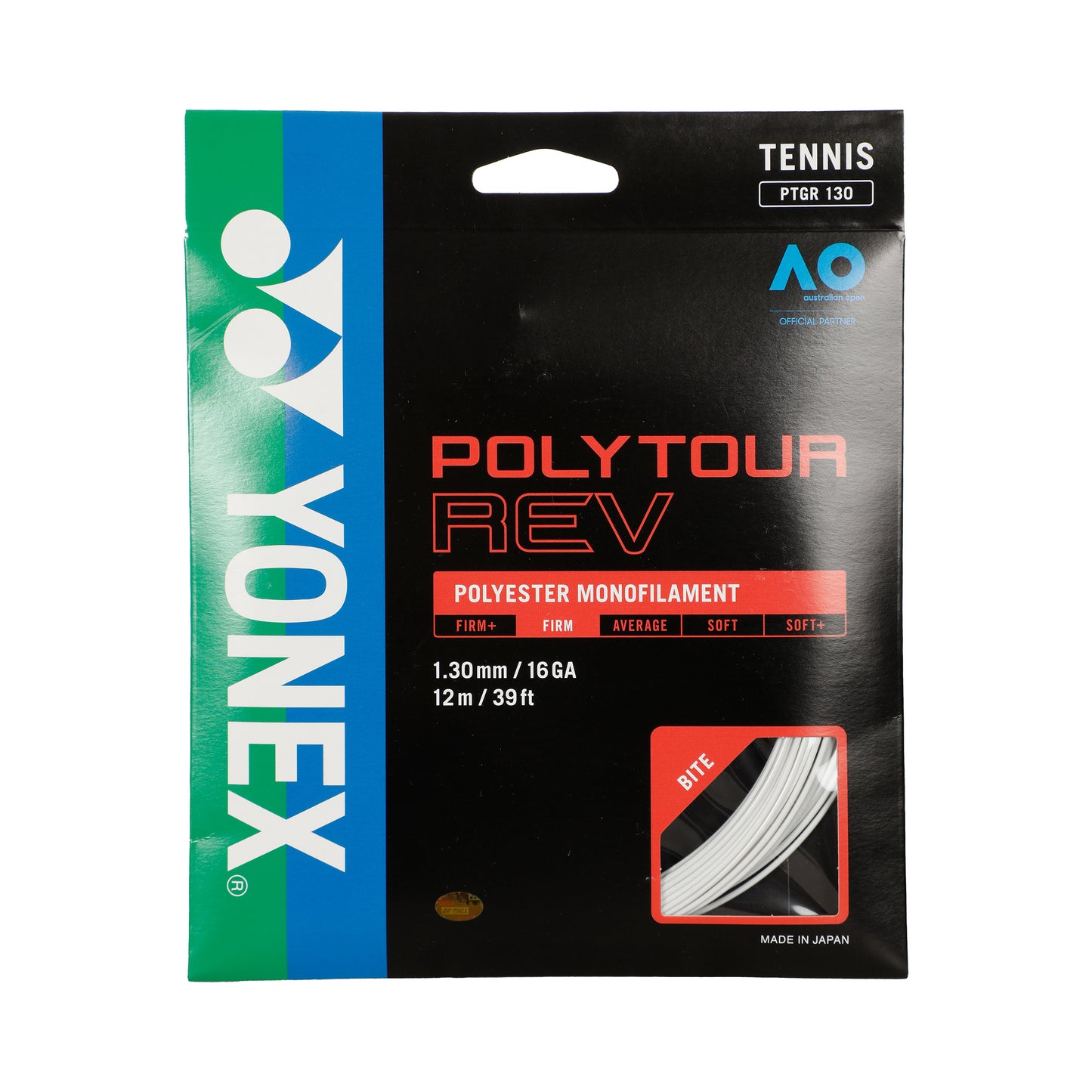 Yonex Poly Tour Rev Saitenset 12m-Weiß Yonex Poly Tour Rev Saitenset 12m-Weiß