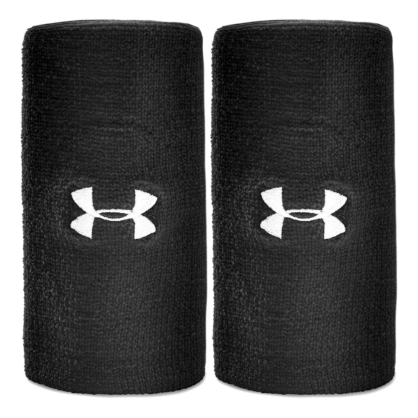Under Armour Performance Poignet Pack de 2 unités long - noir, blanc Under Armour Performance Poignet Pack de 2 unités long - noir, blanc