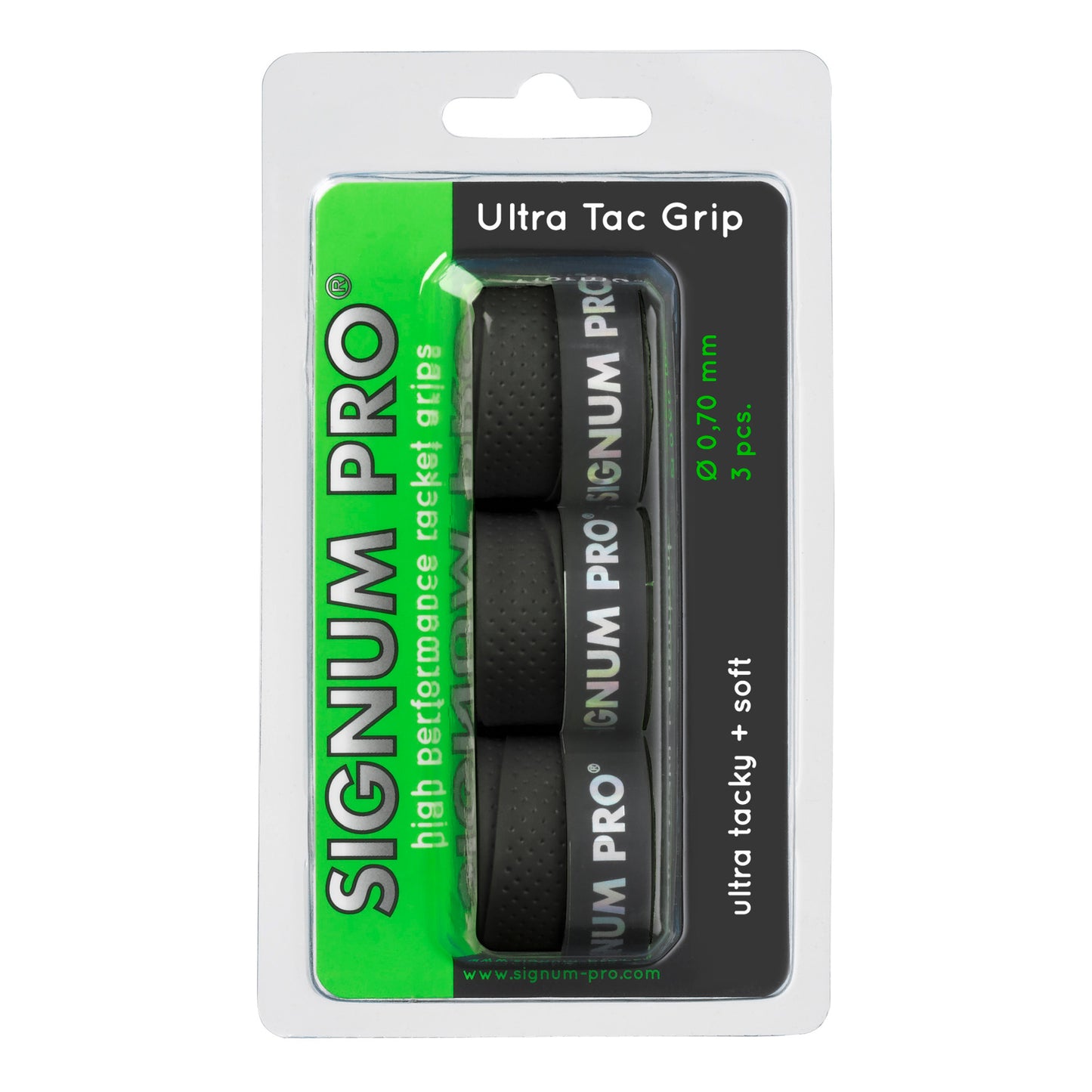 Signum Pro Ultra Tac Grip Confezione Da 3-Nero Signum Pro Ultra Tac Grip Confezione Da 3-Nero
