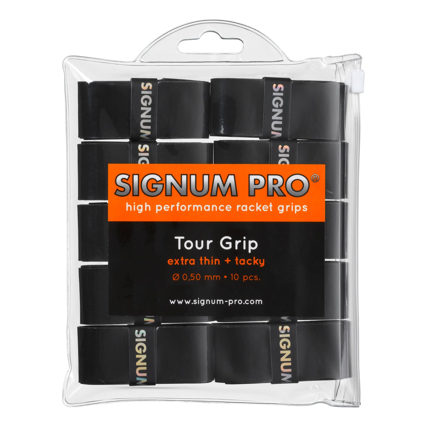 Signum Pro Tour Grip Confezione Da 10-Nero Signum Pro Tour Grip Confezione Da 10-Nero