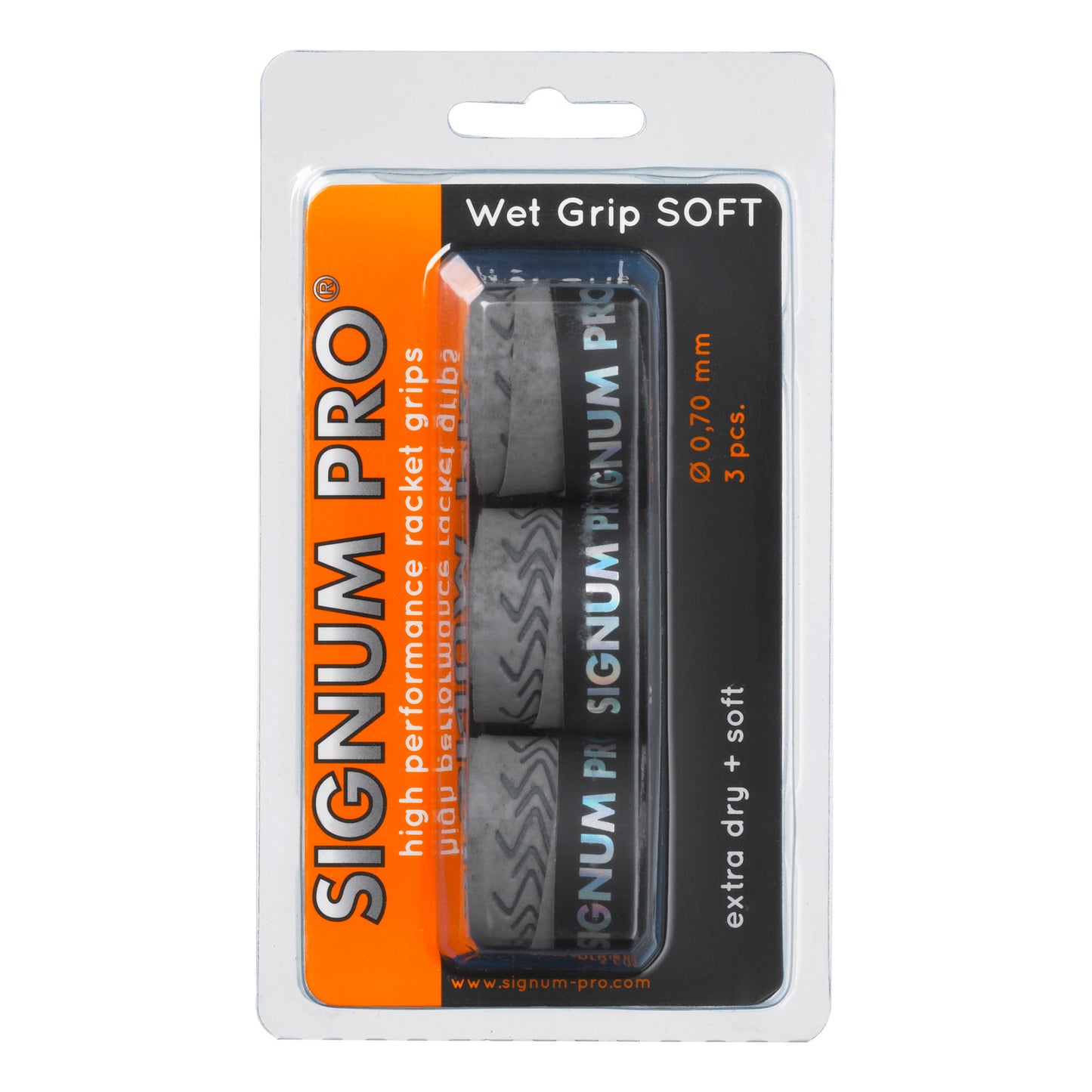 Signum Pro Wet Grip SOFT Pack de 3 - gris Signum Pro Wet Grip SOFT Pack de 3 - gris