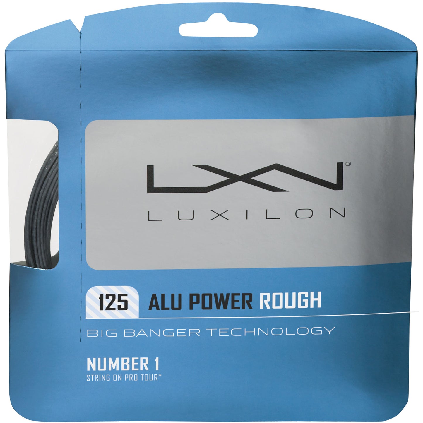 Luxilon Alu Power Rough Saitenset 12,2m-Silber Luxilon Alu Power Rough Saitenset 12,2m-Silber