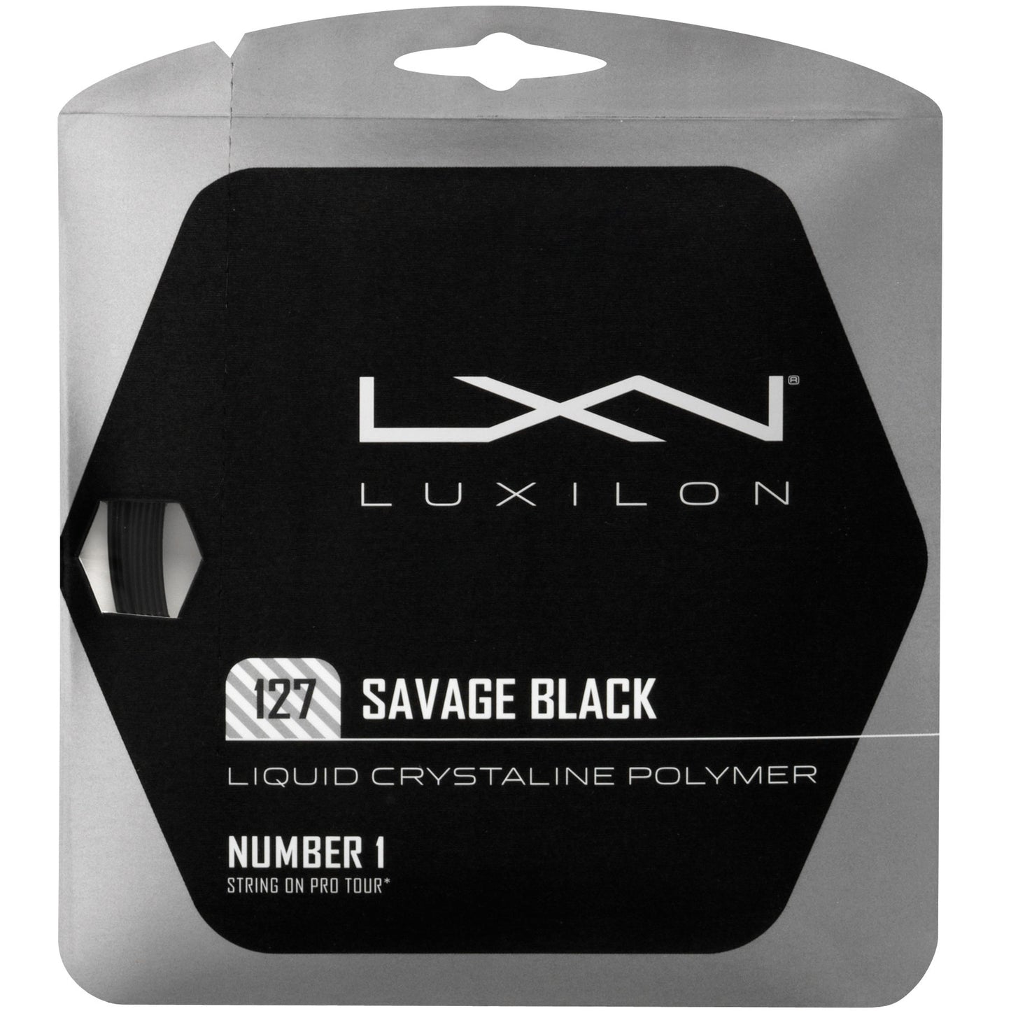 Luxilon Savage Cordage en garniture 12,2m - noir Luxilon Savage Cordage en garniture 12,2m - noir