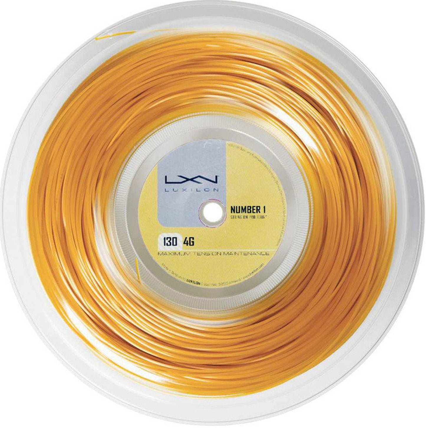 Luxilon 4G Rotolo Di Corde 200m-Oro Luxilon 4G Rotolo Di Corde 200m-Oro