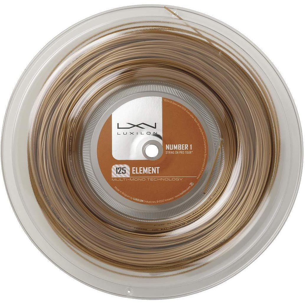 Luxilon Element Bronze Saitenrolle 200m-Bronze Luxilon Element Bronze Saitenrolle 200m-Bronze