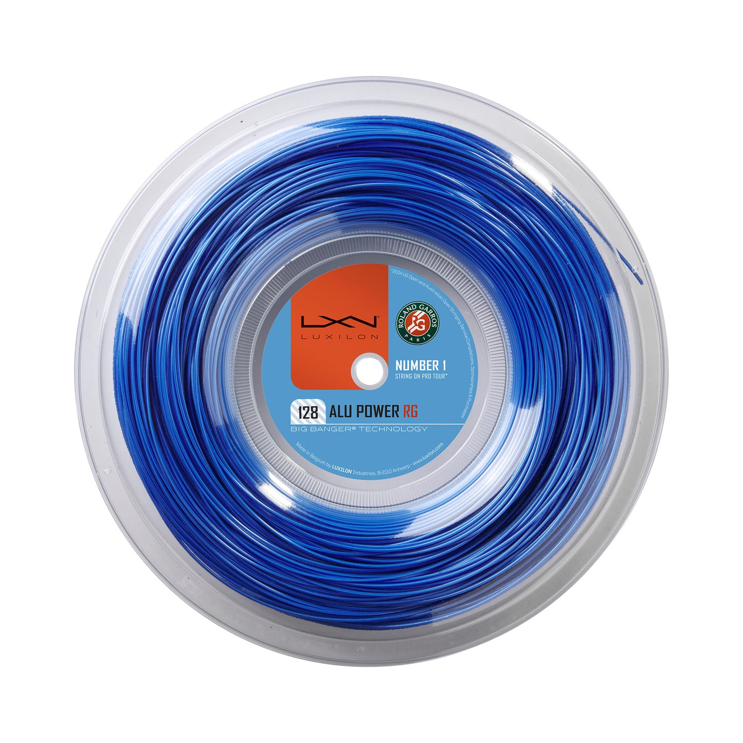 Luxilon Alu Power Roland Garros Bobine Cordage 12,2m-Bleu Luxilon Alu Power Roland Garros Bobine Cordage 12,2m-Bleu