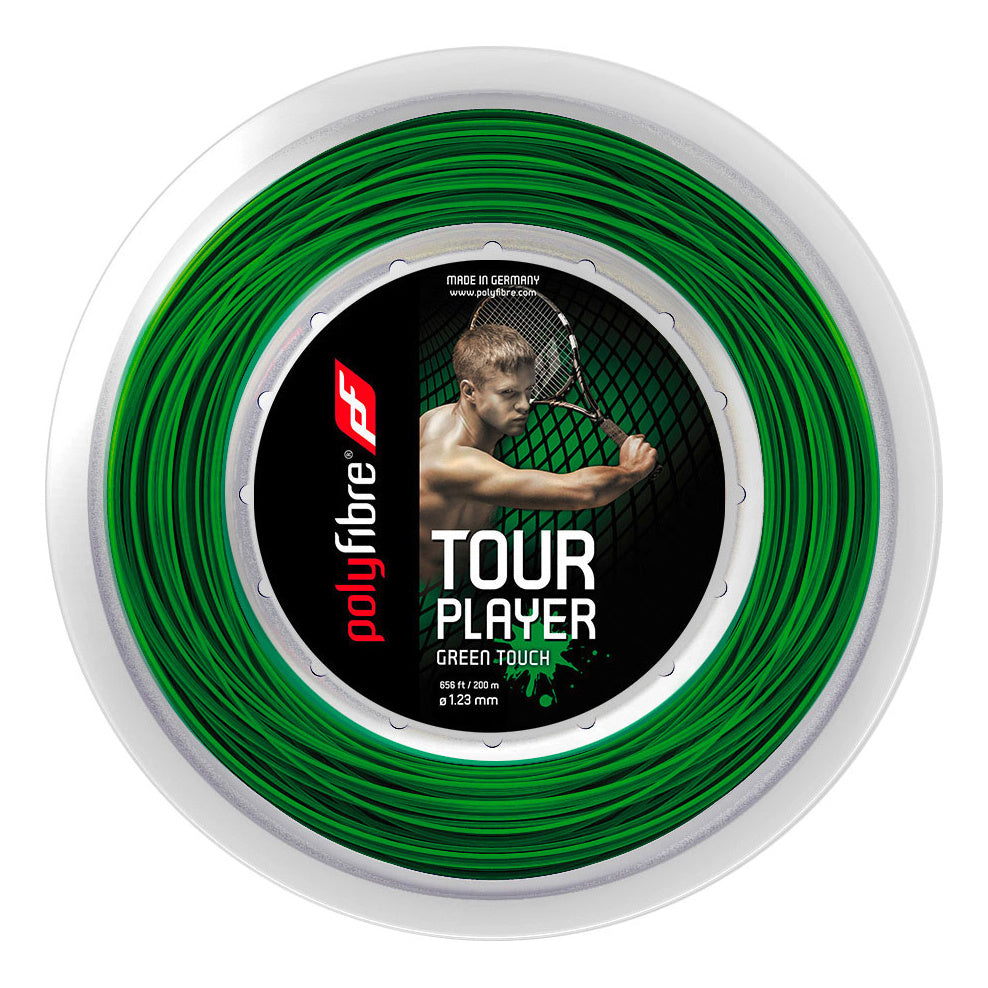 Polyfibre Tour Player Touch Saitenrolle 200m-Grün Polyfibre Tour Player Touch Saitenrolle 200m-Grün