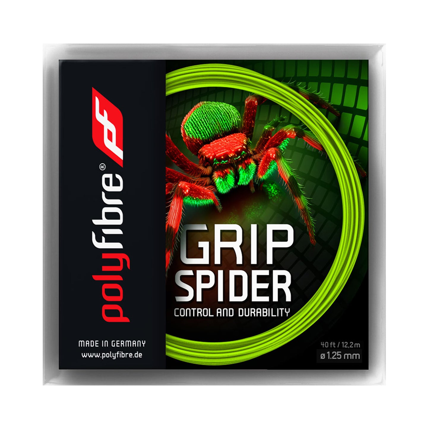 Polyfibre Grip Spider Cordage En Garniture 12,2m-Vert Polyfibre Grip Spider Cordage En Garniture 12,2m-Vert