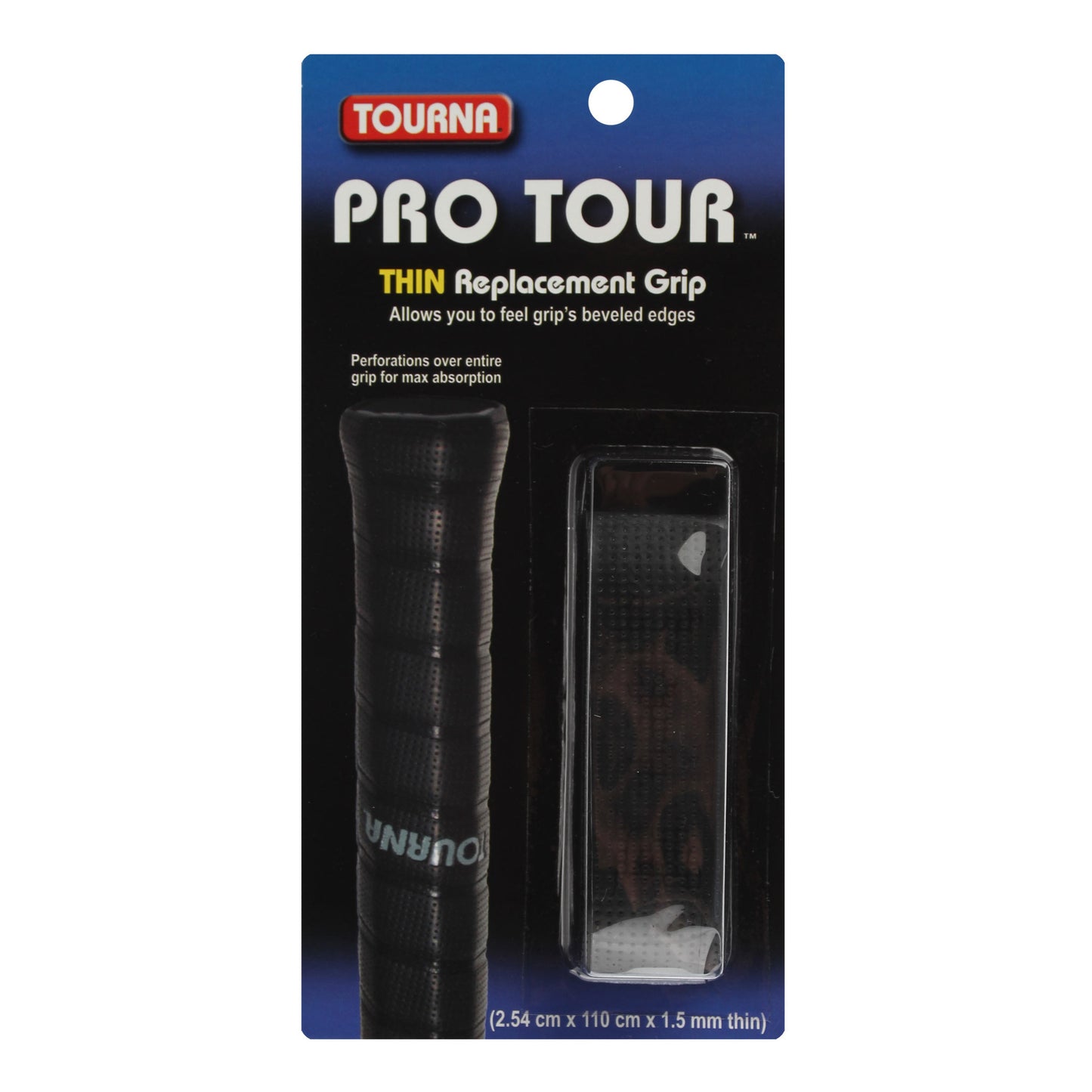 Tourna Pro Tour Grip 1er Pack-Schwarz Tourna Pro Tour Grip 1er Pack-Schwarz