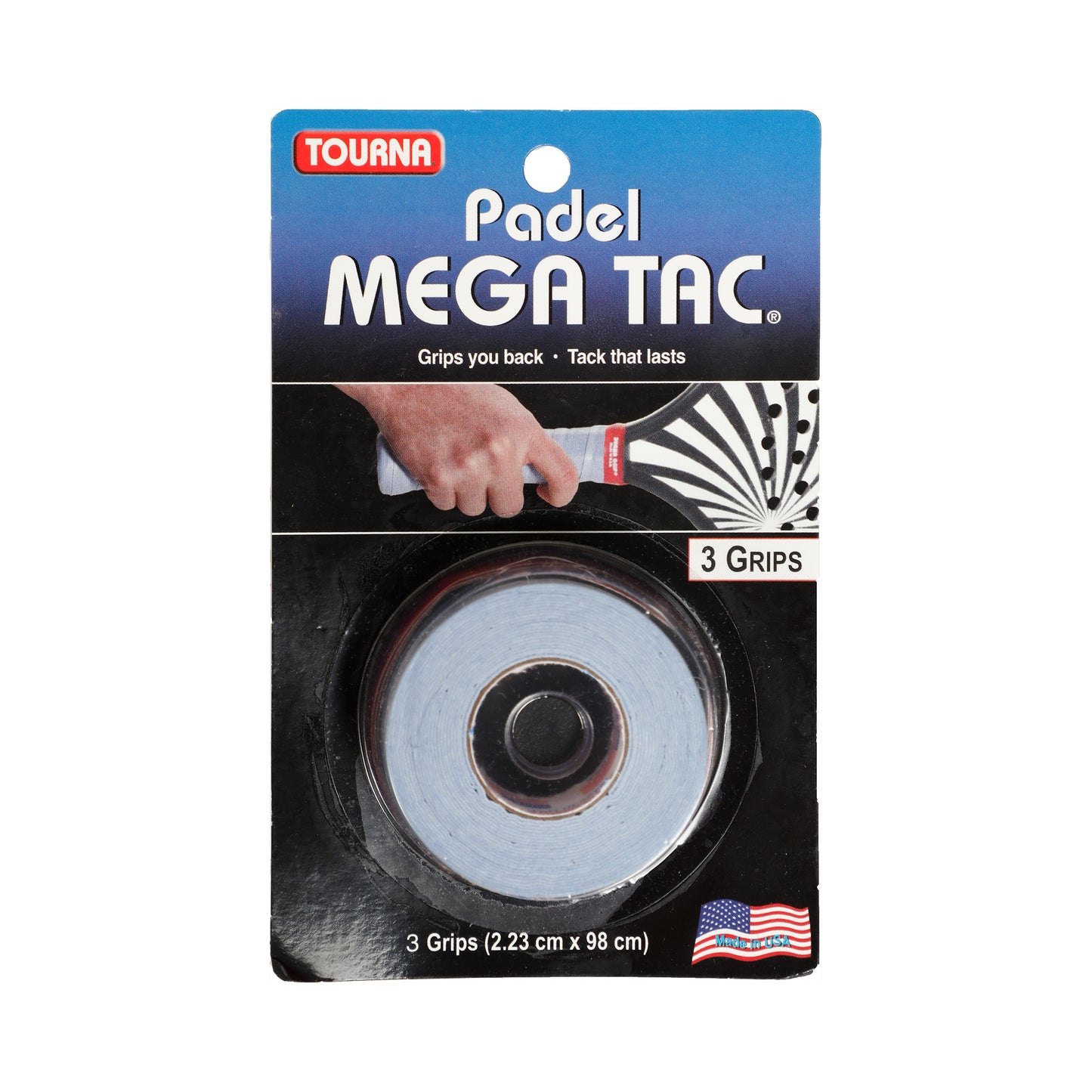Tourna Padel Mega Tac 3er Pack-Blau Tourna Padel Mega Tac 3er Pack-Blau