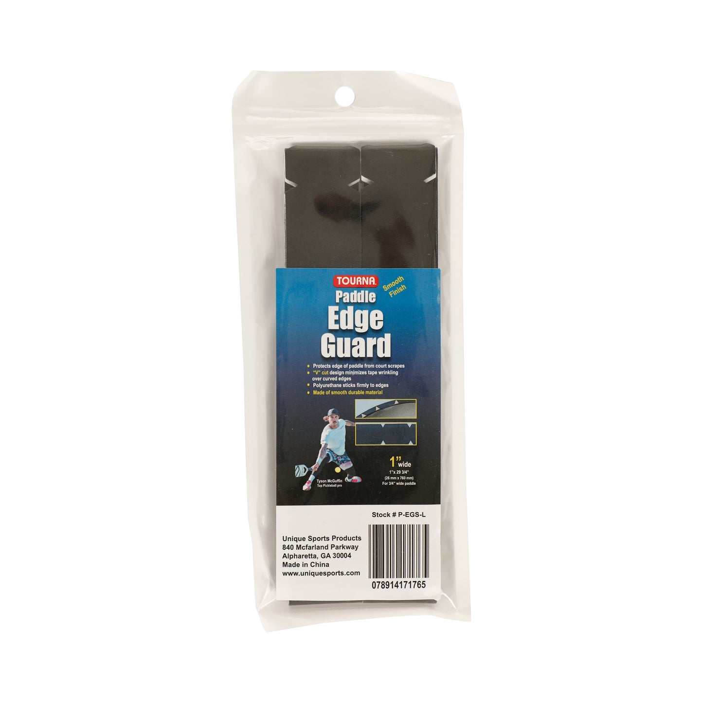 Tourna Padel Edge Guard 19mm Nastro Di Protezione Del Telaio Per Pickleball-Nero Tourna Padel Edge Guard 19mm Nastro Di Protezione Del Telaio Per Pickleball-Nero