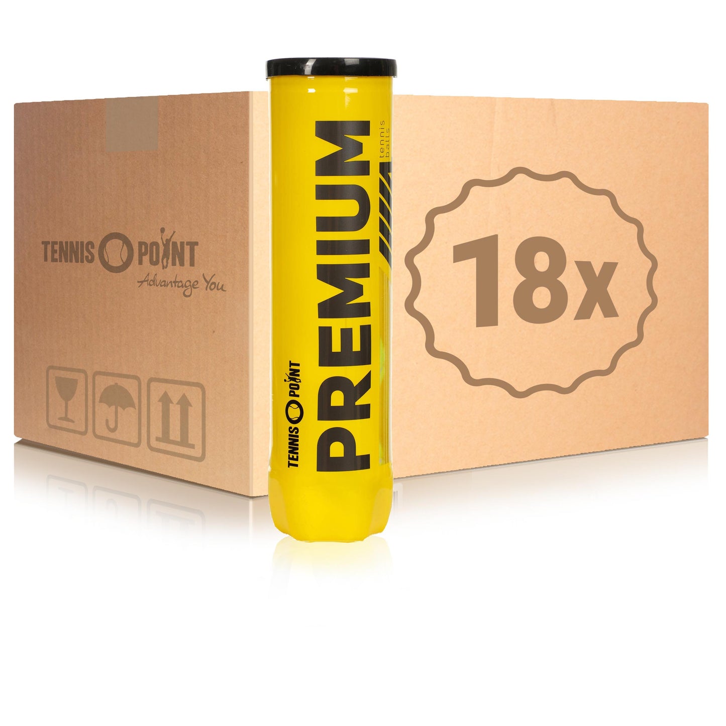 Tennis-Point 18x 4er Dose Premium im Karton Tennis-Point 18x 4er Dose Premium im Karton