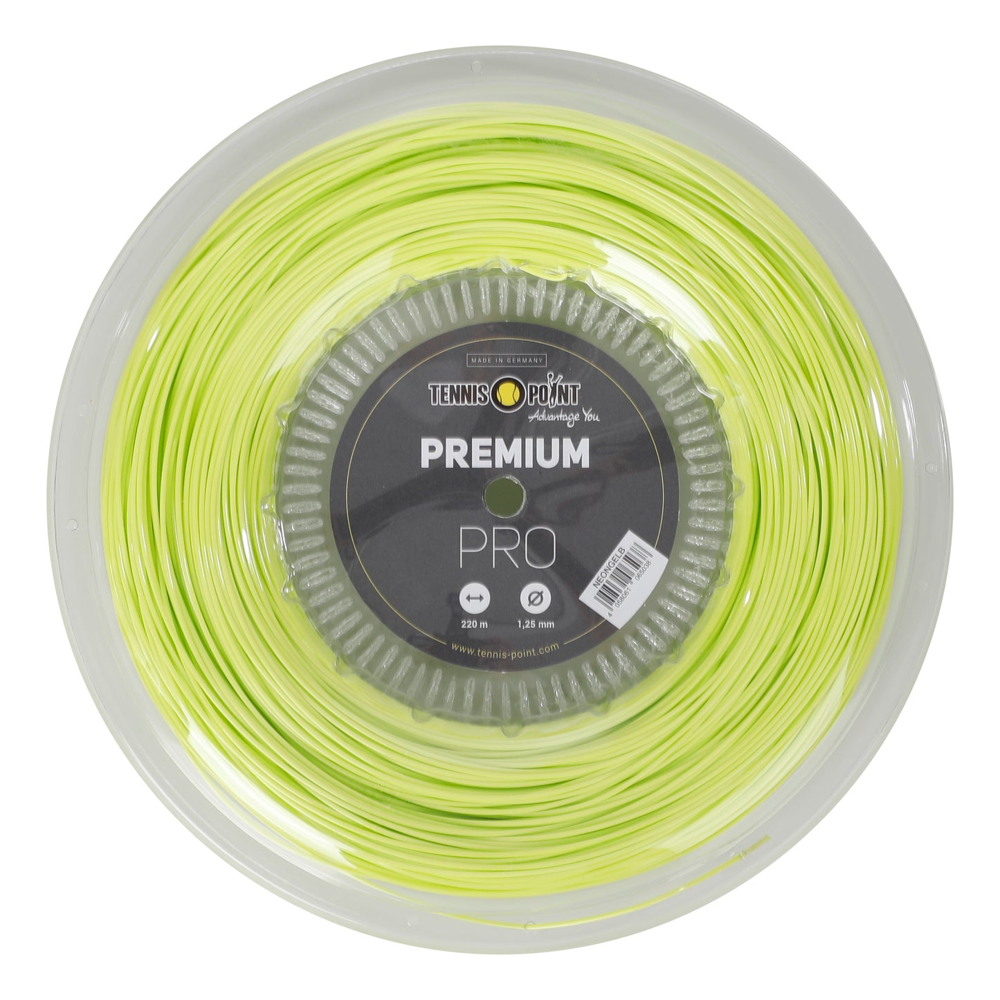 Tennis-Point Premium Pro Saitenrolle 220m-Limette Tennis-Point Premium Pro Saitenrolle 220m-Limette