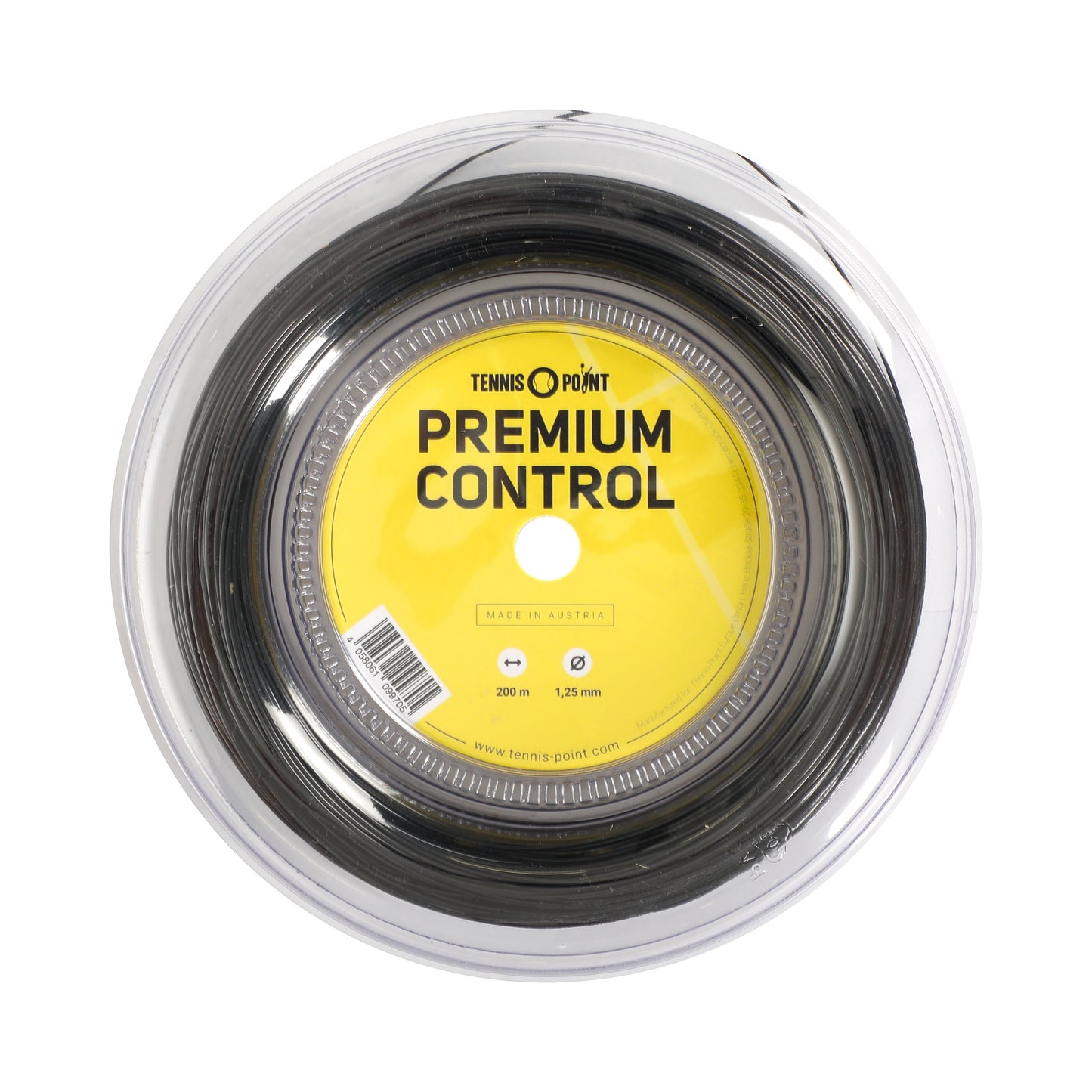 Tennis-Point Premium Control Bobine Cordage 200m-Noir Tennis-Point Premium Control Bobine Cordage 200m-Noir