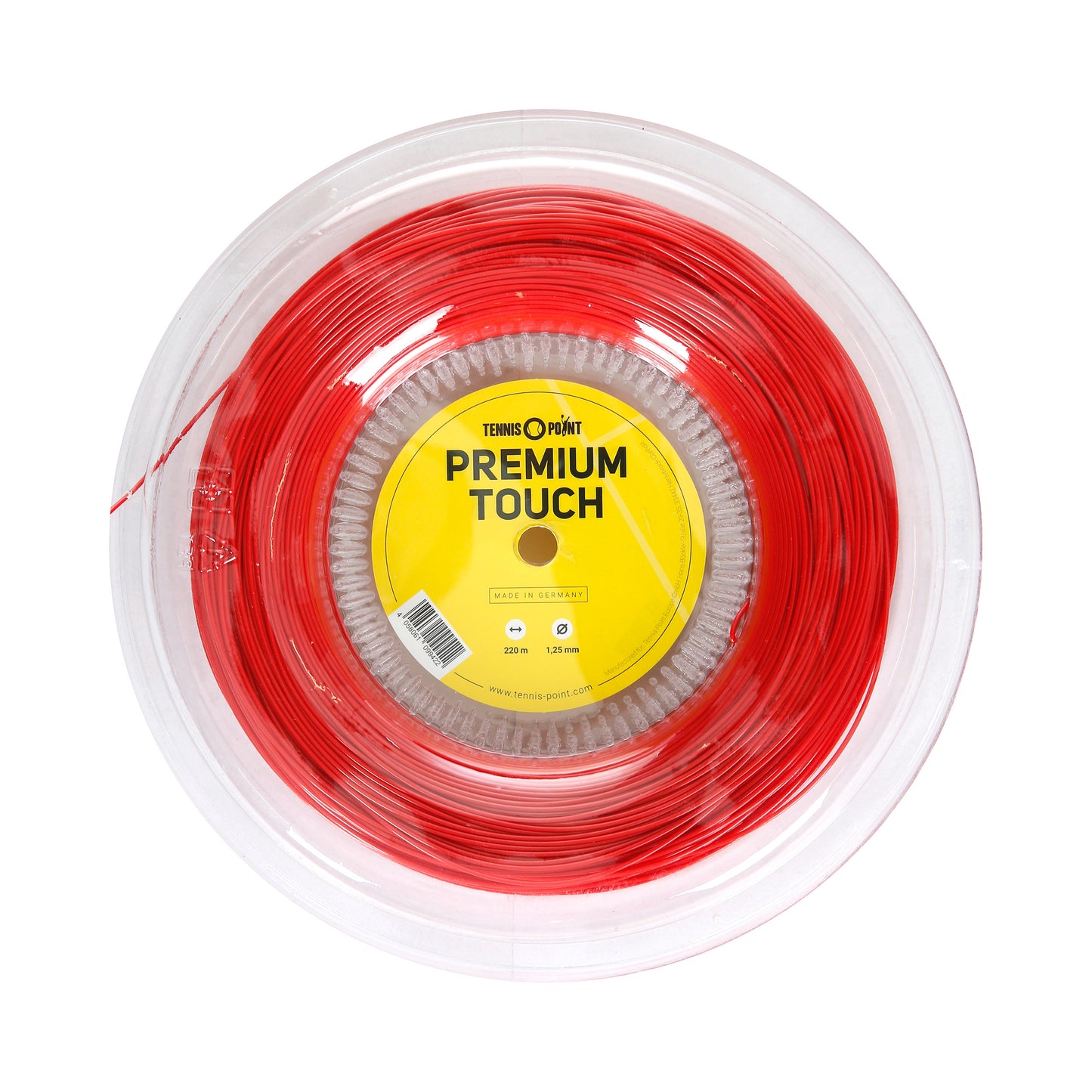 Tennis-Point Premium Touch Rotolo Di Corde 220m-Rosso Tennis-Point Premium Touch Rotolo Di Corde 220m-Rosso