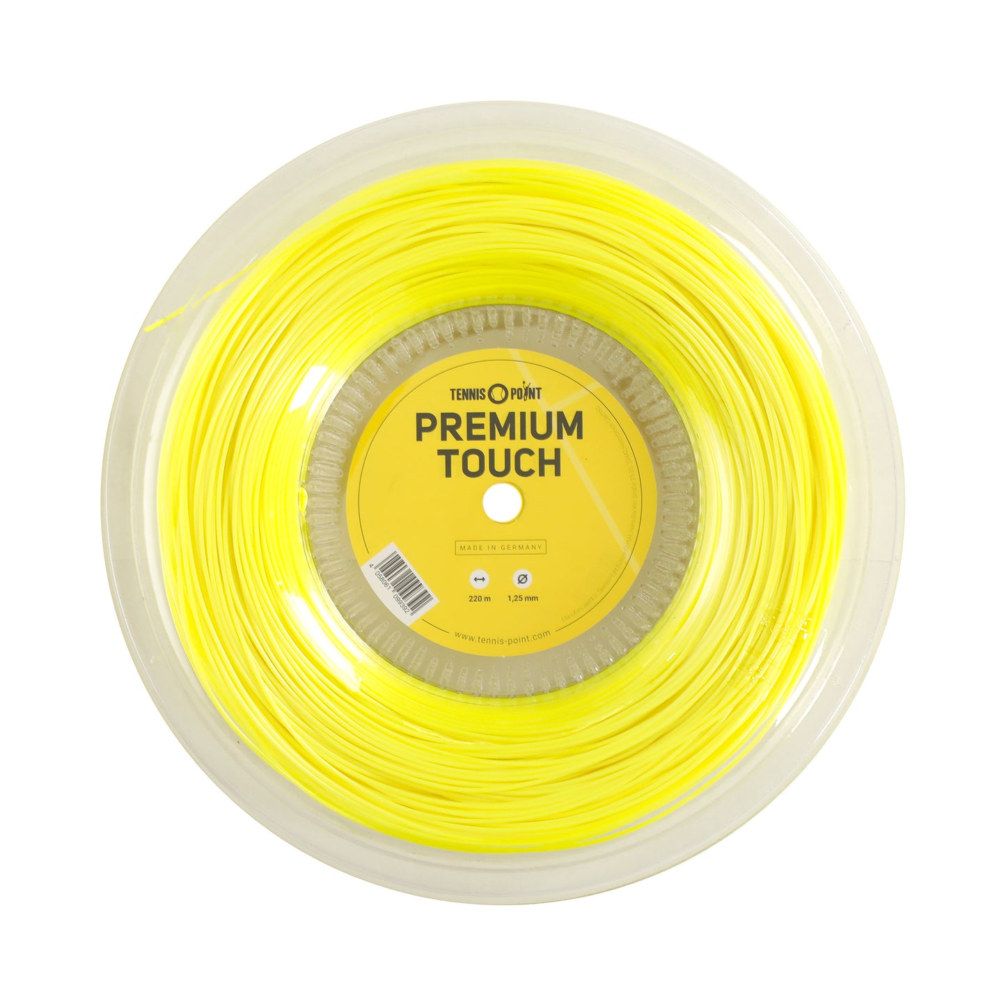 Tennis-Point Premium Touch Bobine Cordage 220m-Jaunes Fluo Tennis-Point Premium Touch Bobine Cordage 220m-Jaunes Fluo