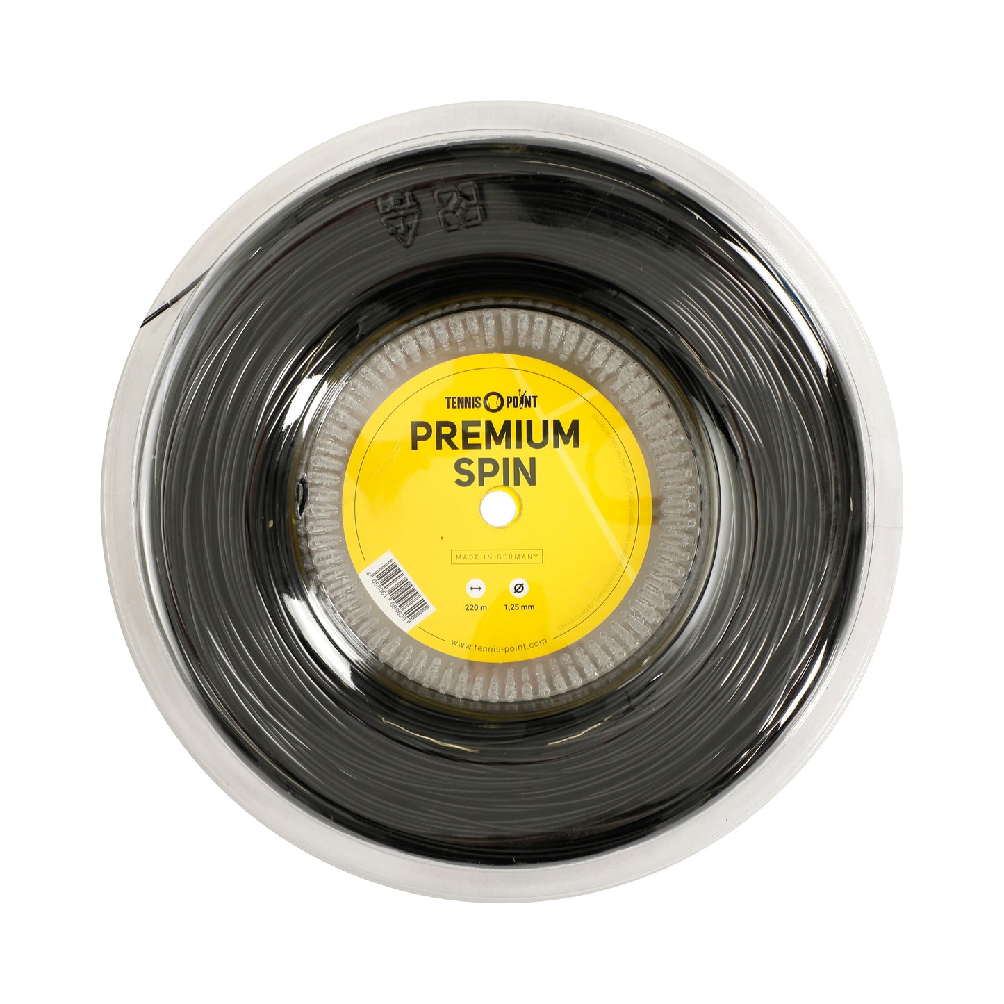 Tennis-Point Premium Spin Saitenrolle 220m-Schwarz Tennis-Point Premium Spin Saitenrolle 220m-Schwarz