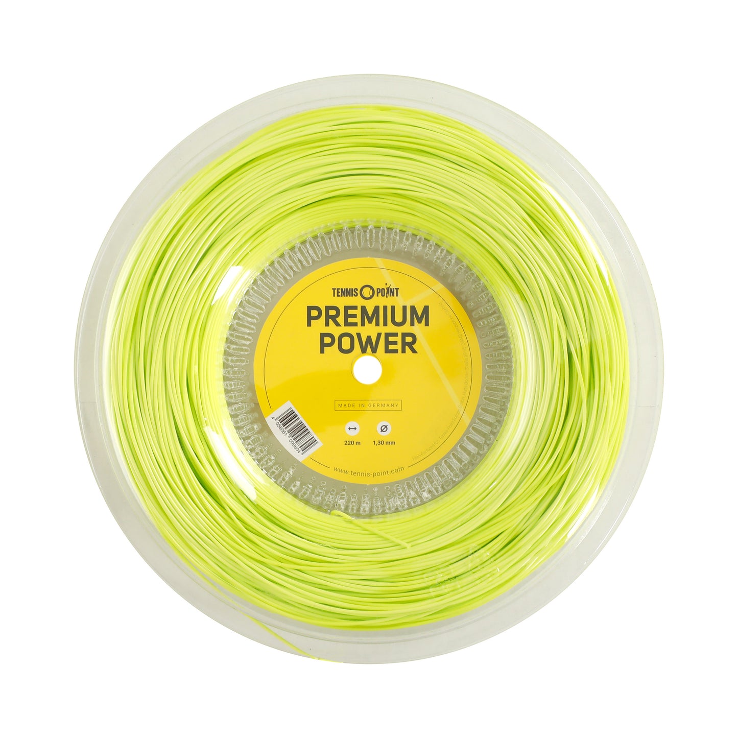Tennis-Point Premium Power Bobine Cordage 220m-Jaune Lemon Tennis-Point Premium Power Bobine Cordage 220m-Jaune Lemon