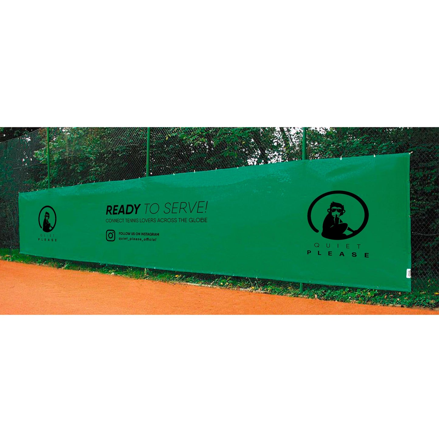 Tennis-Point Quiet Please 12x2m Écran Brise-vue-Vert Tennis-Point Quiet Please 12x2m Écran Brise-vue-Vert