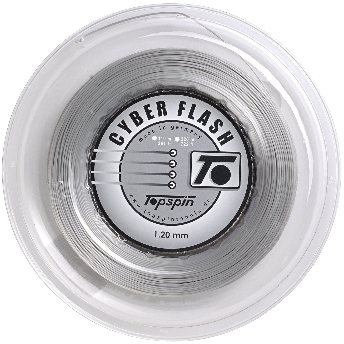 Topspin Cyber Flash Rotolo Di Corde 220m-Argento Topspin Cyber Flash Rotolo Di Corde 220m-Argento