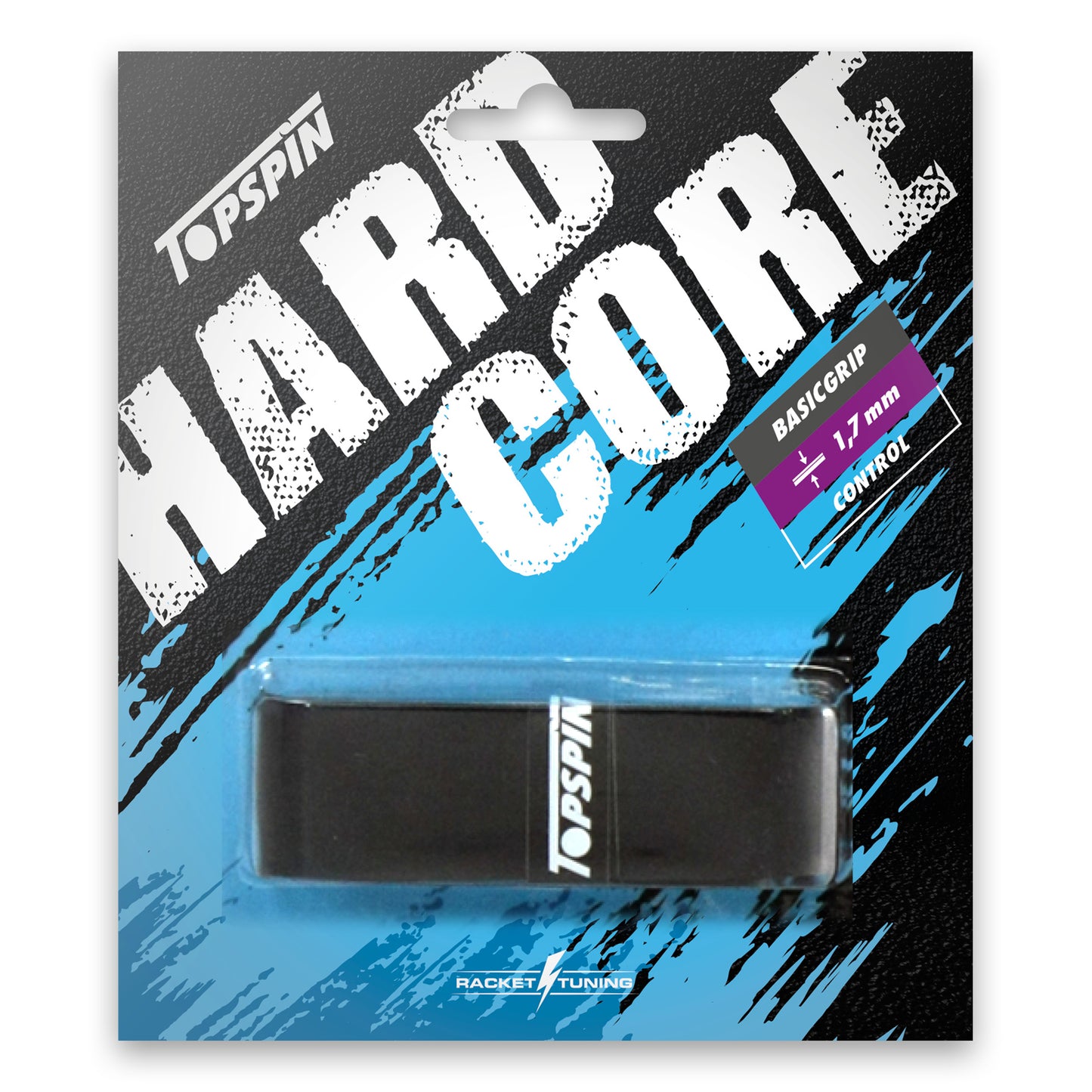 Topspin Hardcore Basic Grip 1er Pack-schwarz Topspin Hardcore Basic Grip 1er Pack-schwarz