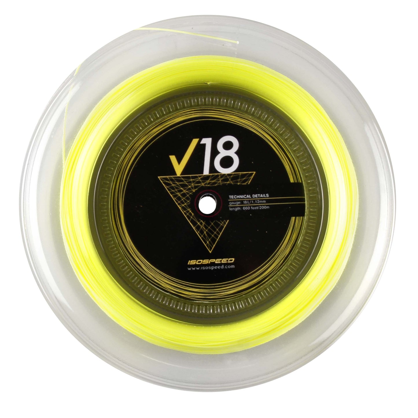 Isospeed V18 Saitenrolle 200m-Gelb Isospeed V18 Saitenrolle 200m-Gelb