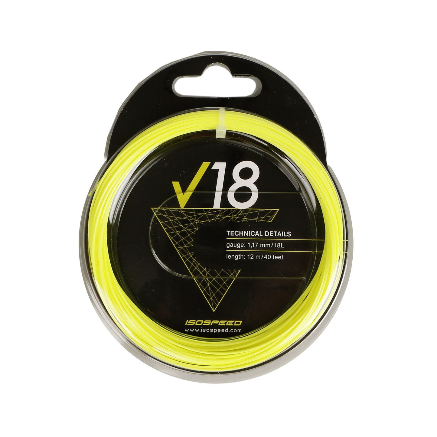Isospeed V18 Cordage en garniture 12m - jaune Isospeed V18 Cordage en garniture 12m - jaune