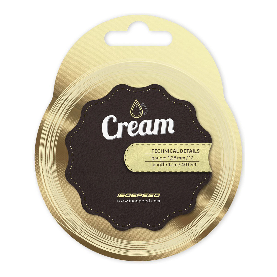 Isospeed Cream Cordage En Garniture 12m-Crème Isospeed Cream Cordage En Garniture 12m-Crème