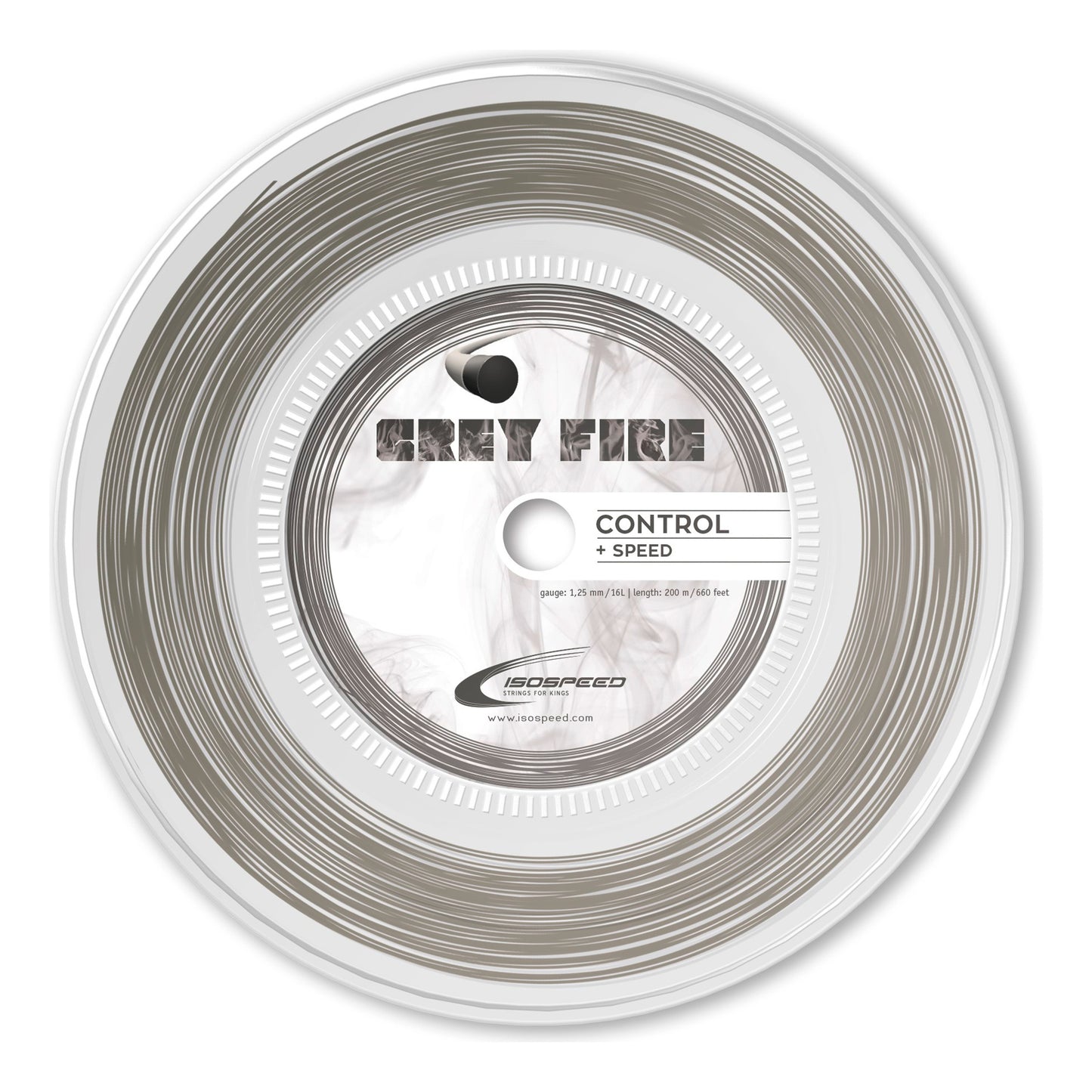 Isospeed Grey Fire Bobine Cordage 200m-Gris Isospeed Grey Fire Bobine Cordage 200m-Gris
