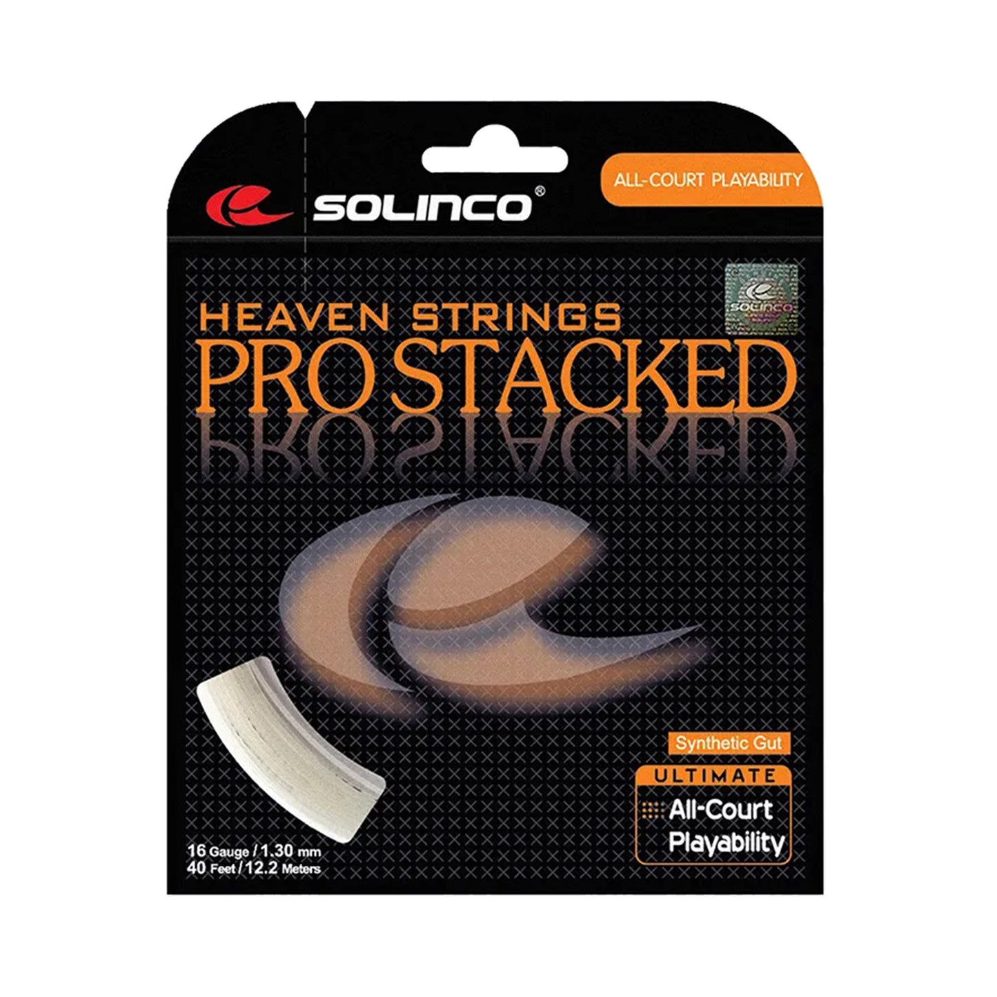 Solinco Pro-Stacked Saitenset 12,2m-Weiß Solinco Pro-Stacked Saitenset 12,2m-Weiß