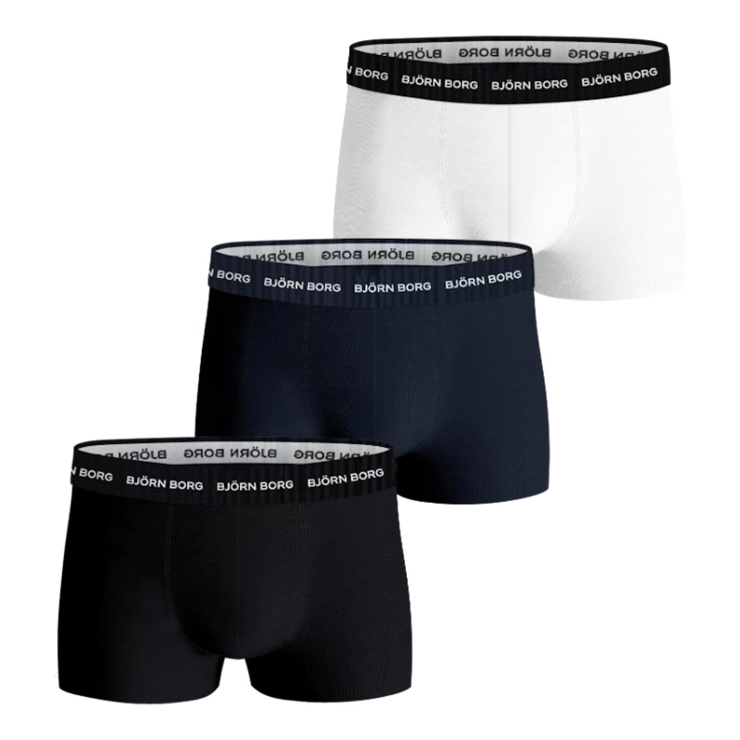 Björn Borg Cotton Stretch Caleçon Pack de 3 Hommes - multicouleur Björn Borg Cotton Stretch Caleçon Pack de 3 Hommes - multicouleur