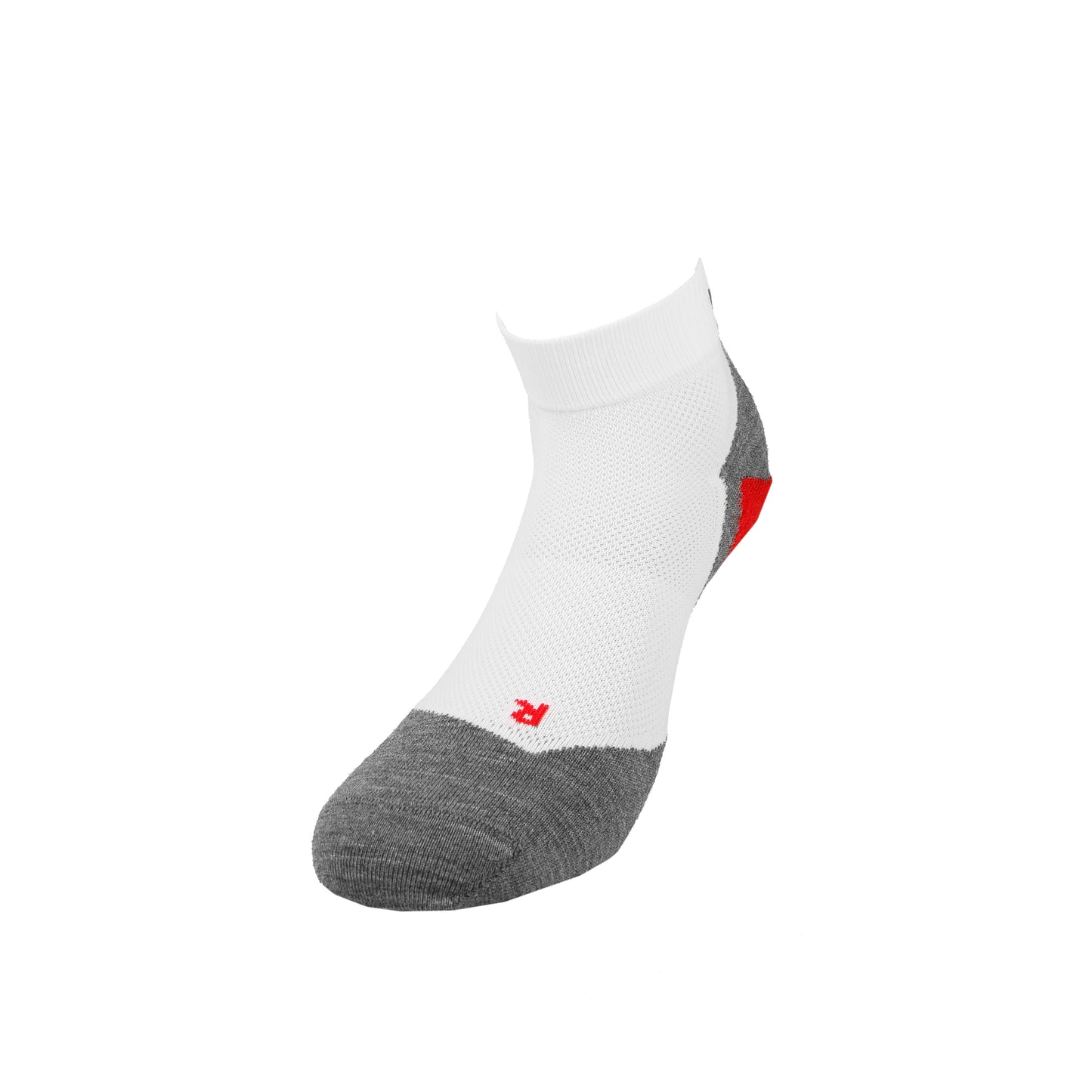 Falke RU5 Race Short Calze Da Corsa Uomini-Bianco,Grigio Falke RU5 Race Short Calze Da Corsa Uomini-Bianco,Grigio