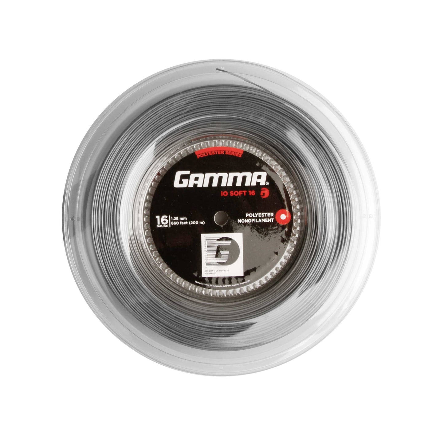 Gamma IO Soft Charcoal Bobine Cordage 200m-Gris Gamma IO Soft Charcoal Bobine Cordage 200m-Gris