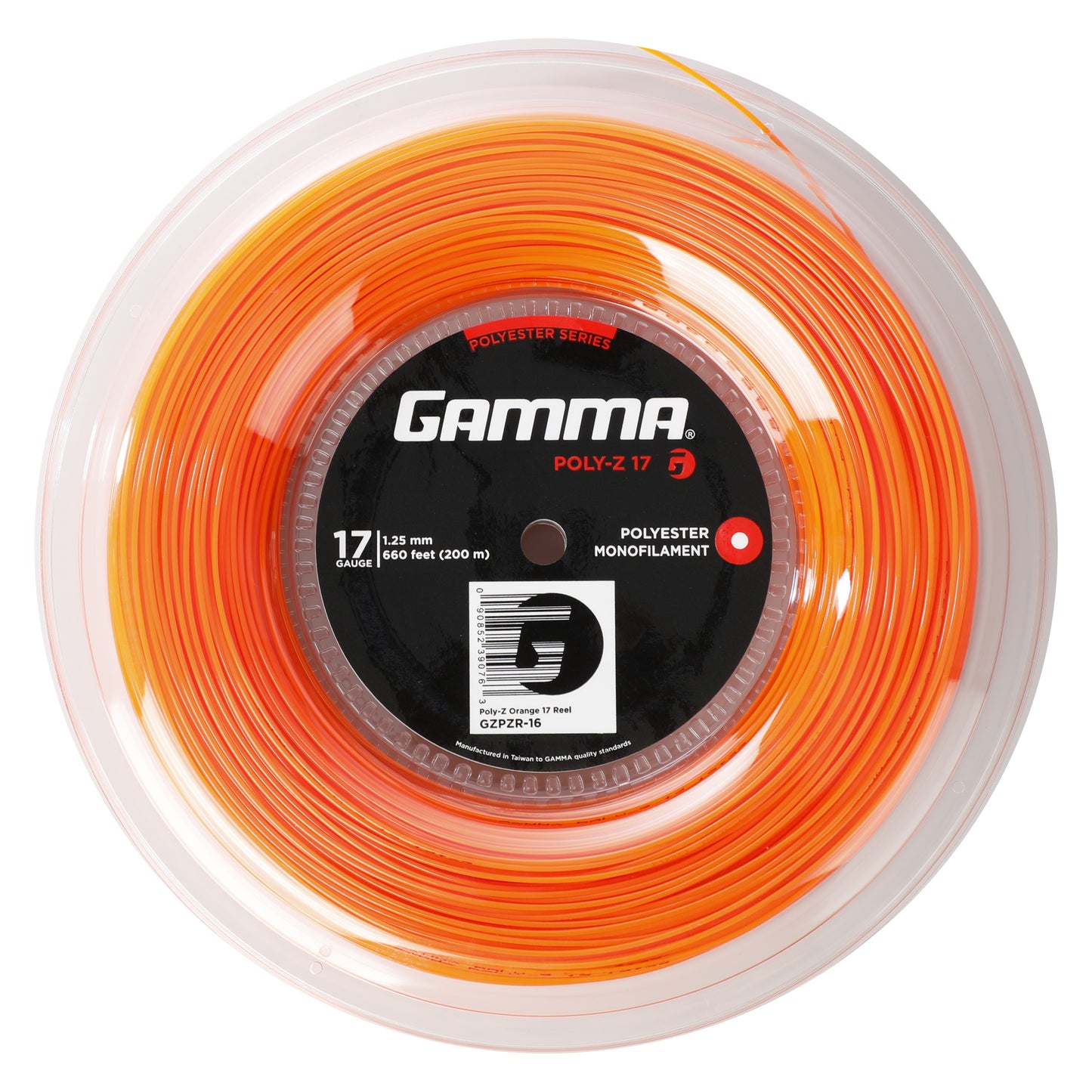 Gamma Poly Z Bobine Cordage-Orange Gamma Poly Z Bobine Cordage-Orange