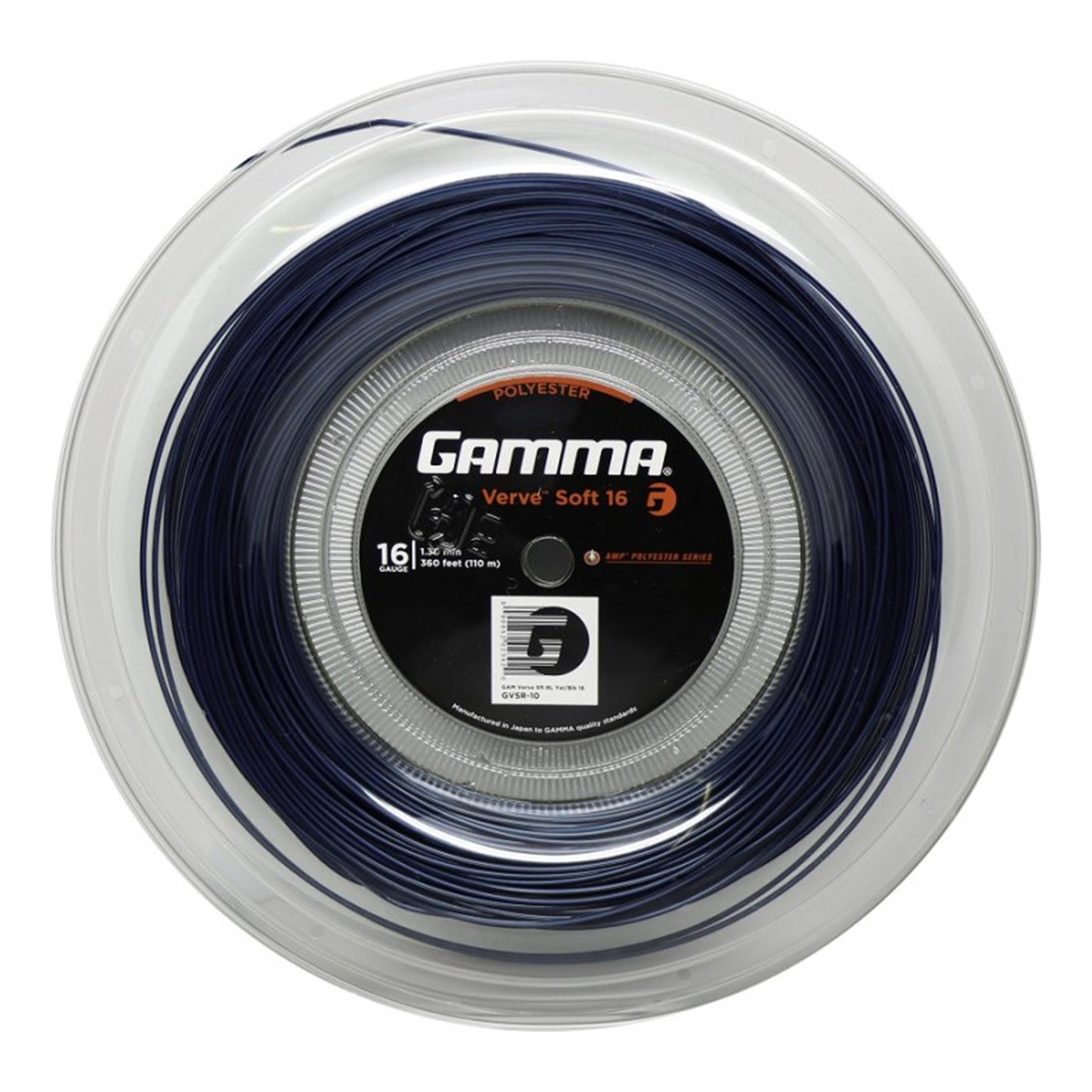 Gamma Verve Soft Bobine Cordage 110m-Noir,Bleu Gamma Verve Soft Bobine Cordage 110m-Noir,Bleu
